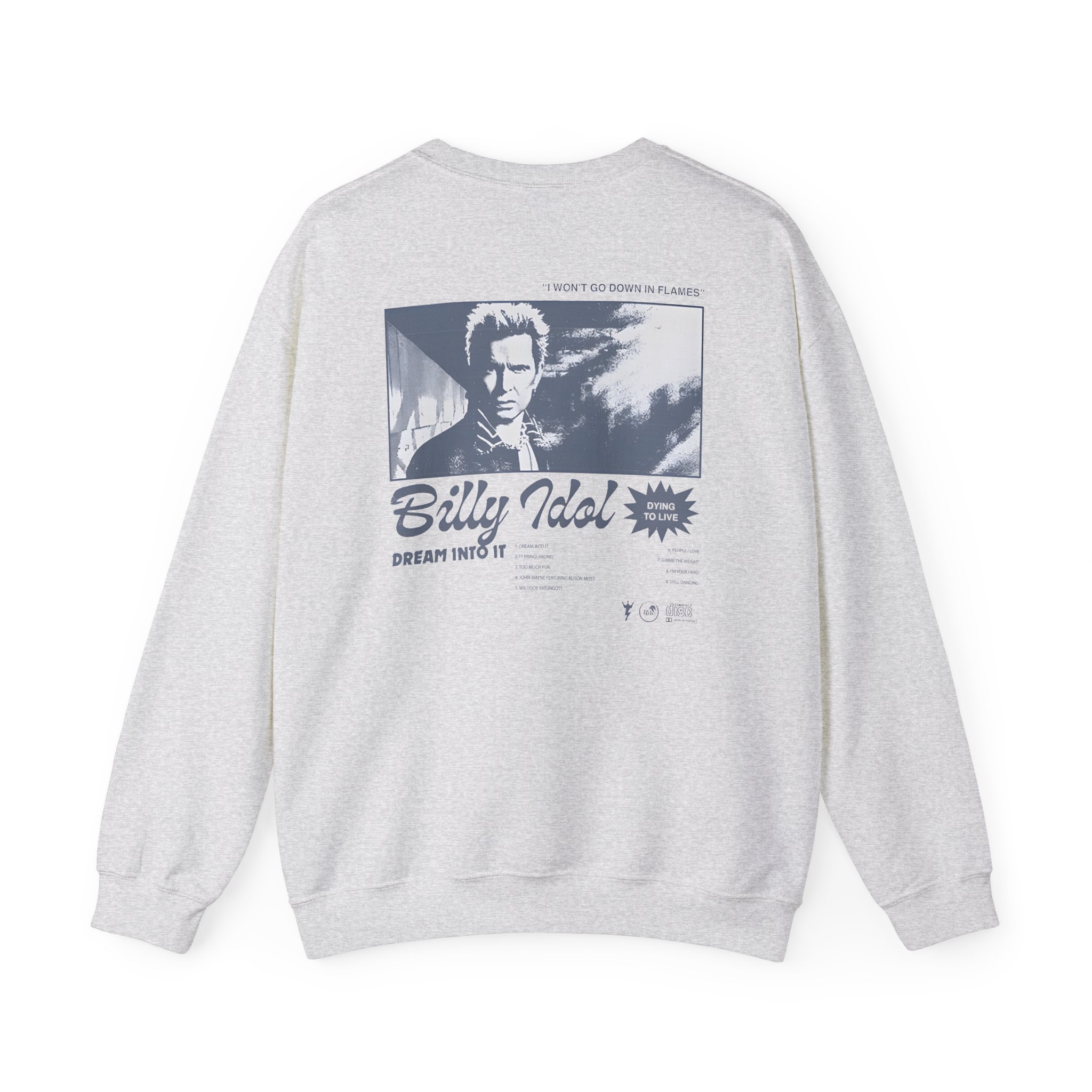 Billy Idol Billy Script Unisex Heavy Blendâ„¢ Crewneck Sweatshirt