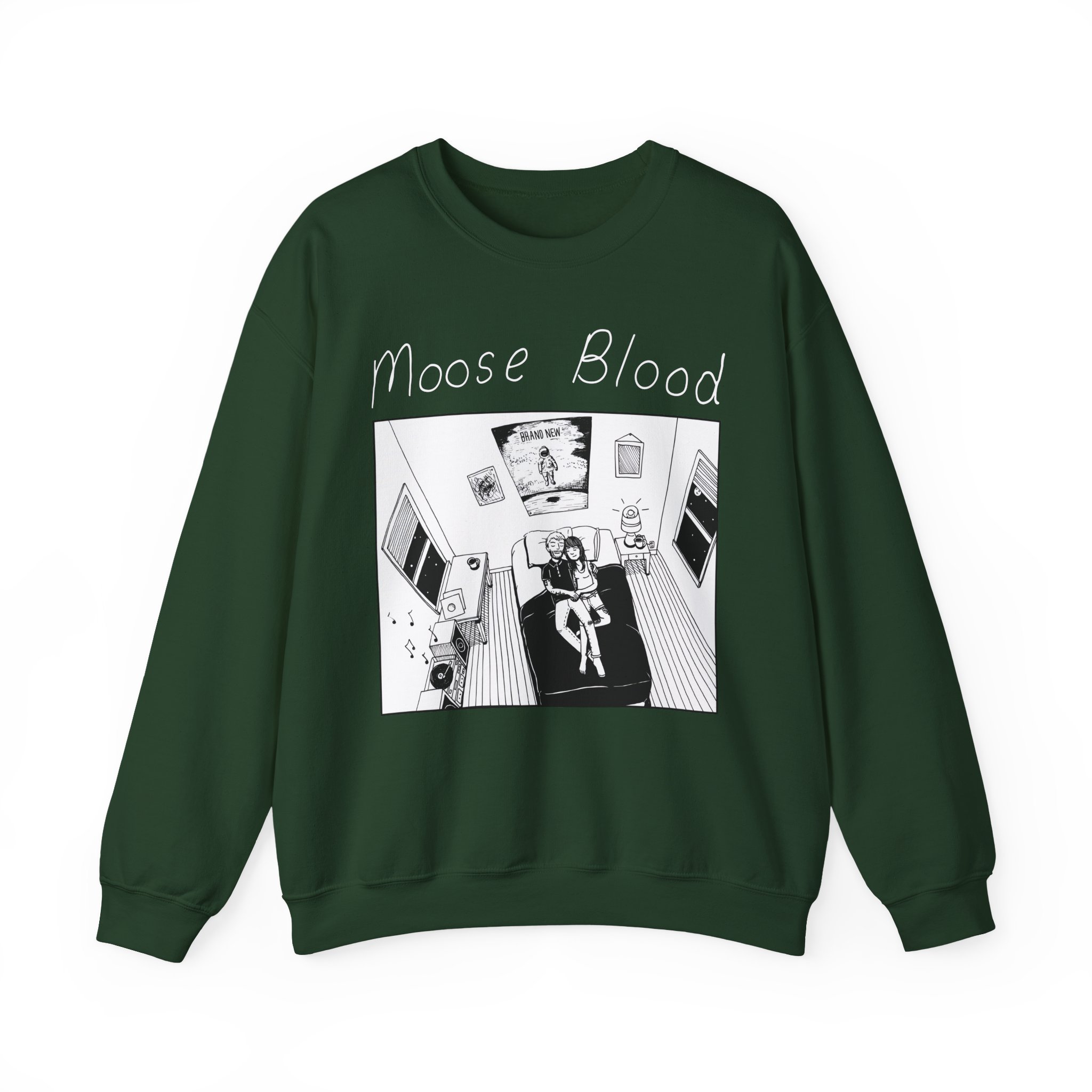 Moose Blood Band Unisex Heavy Blendâ„¢ Crewneck Sweatshirt