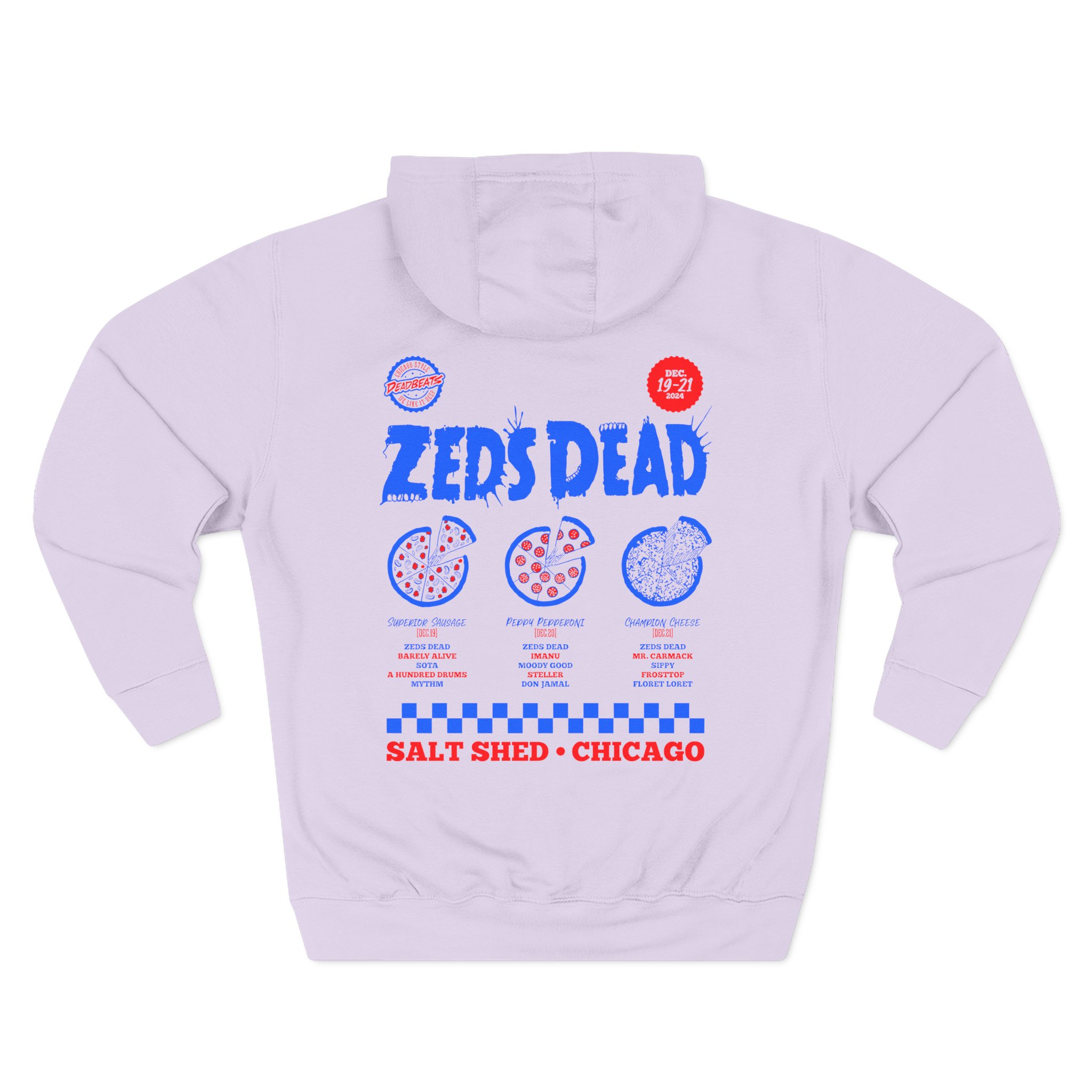 Zeds Dead Three-Panel Fleece Hoodie