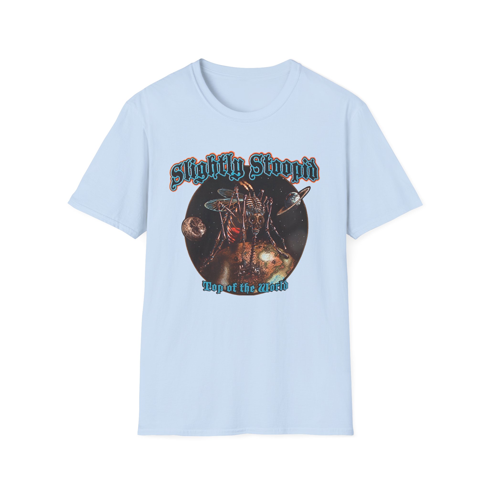 Slightly Stoopid Top of the World Golden Goods Unisex Softstyle T-Shirt