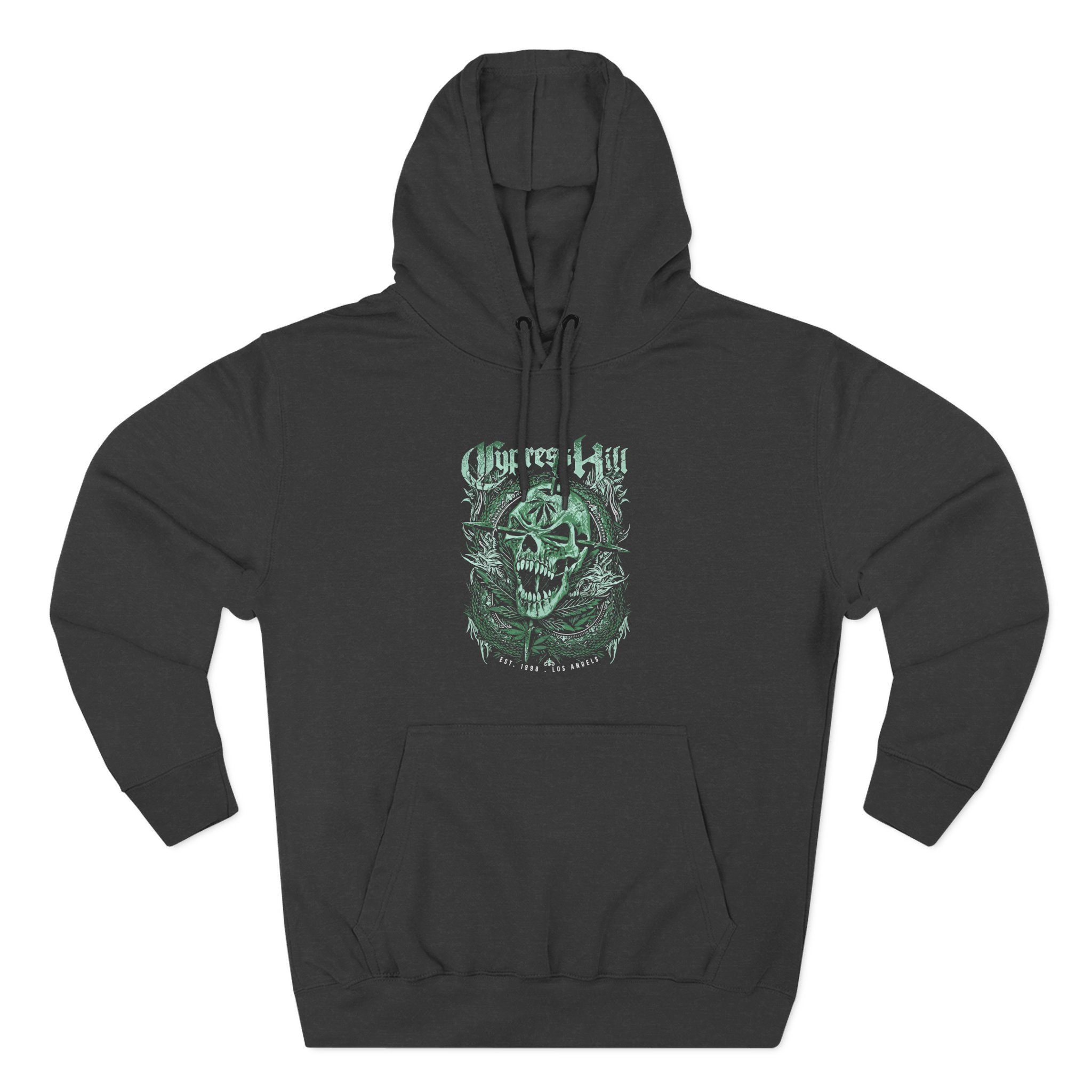 Cypress Hill EST 1988 Skull Three-Panel Fleece Hoodie