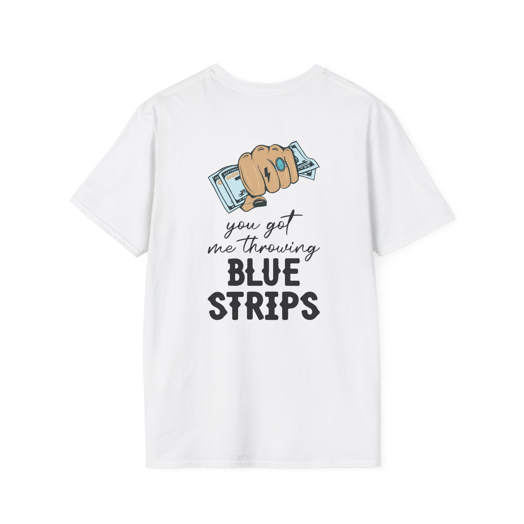 Jessie Murph Blue Strips Unisex Softstyle T-Shirt