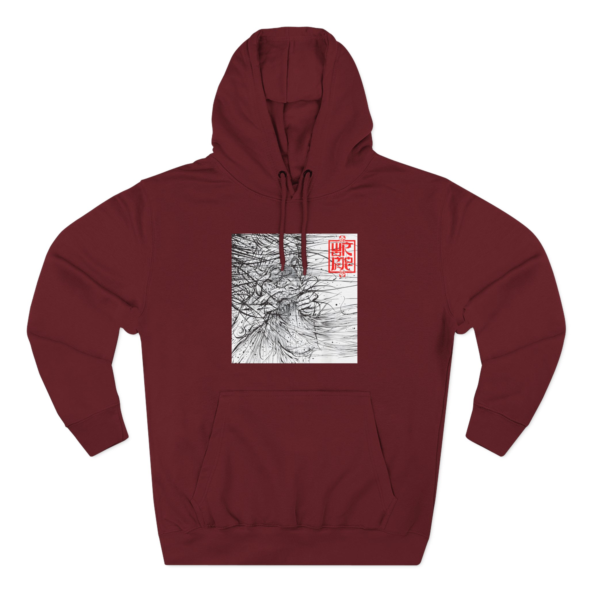 Wormrot Jawripper Three-Panel Fleece Hoodie