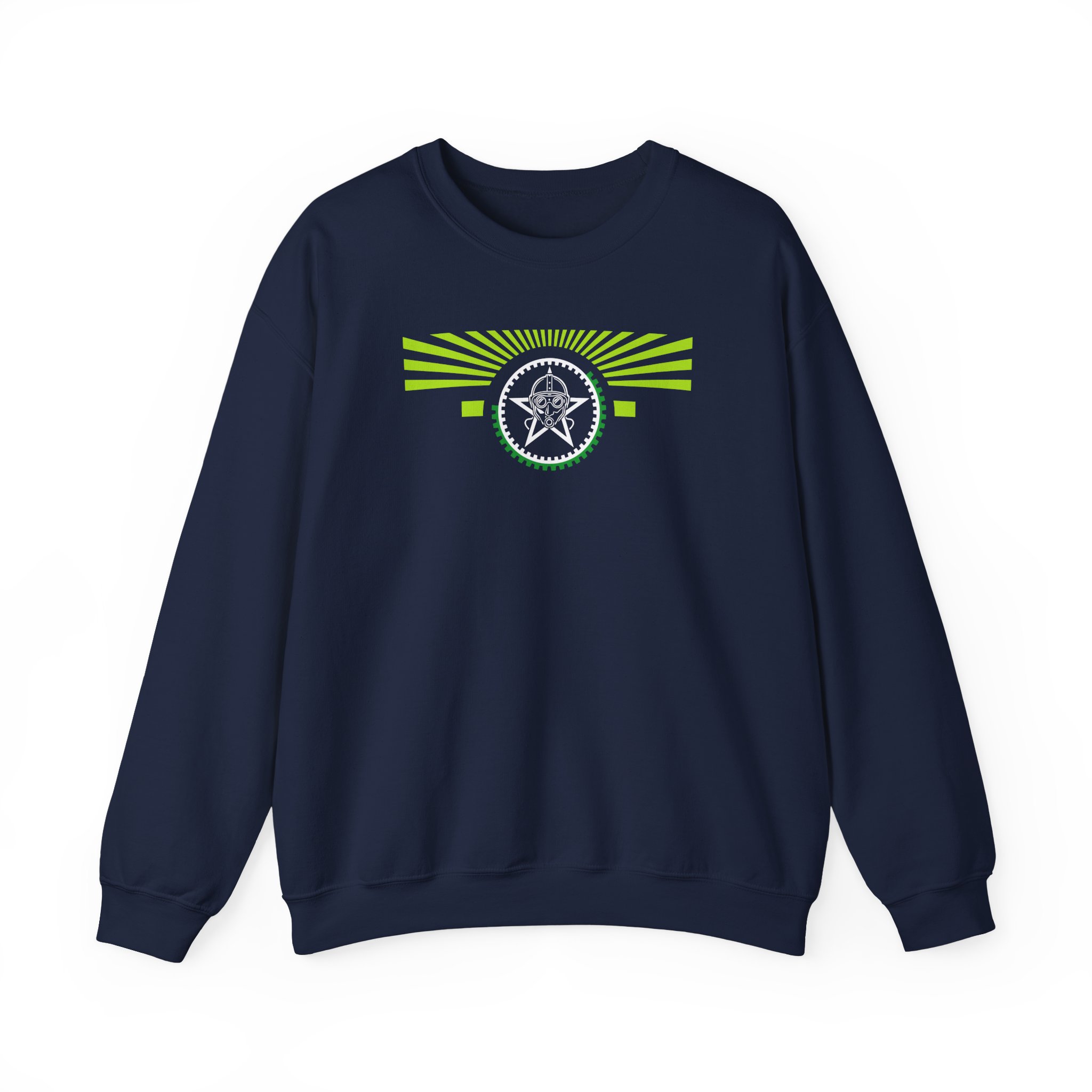 The Sisters of Mercy Green Rays Unisex Heavy Blendâ„¢ Crewneck Sweatshirt