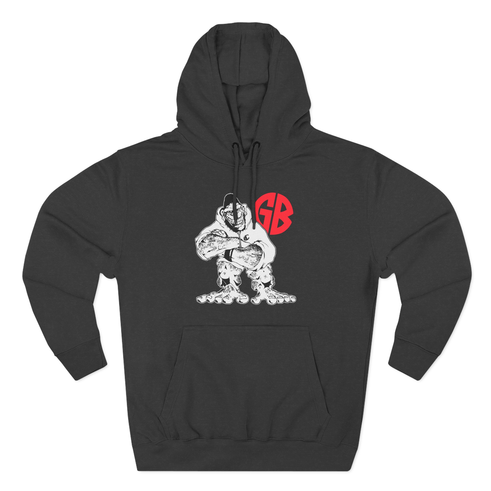Gorilla Biscuits Big Gorilla Three-Panel Fleece Hoodie