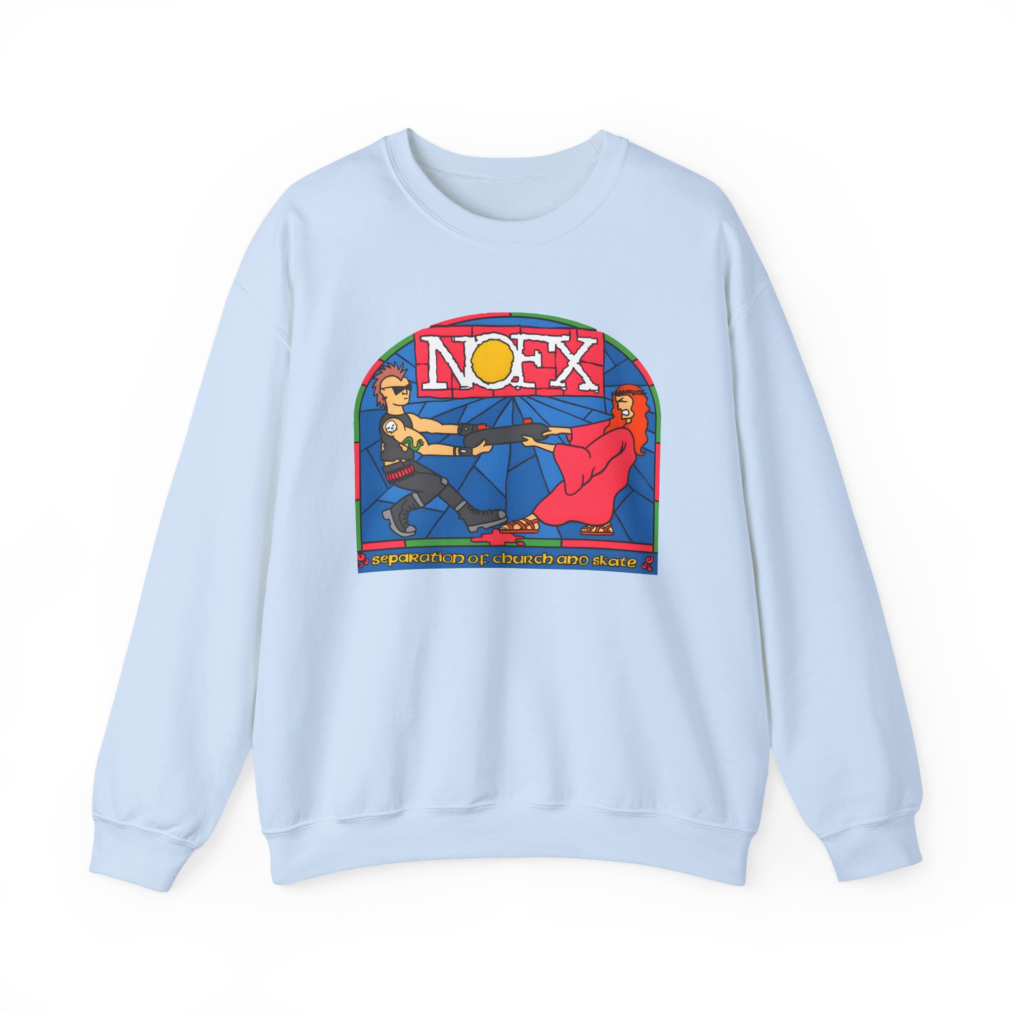 Nofx Seperation Unisex Heavy Blendâ„¢ Crewneck Sweatshirt