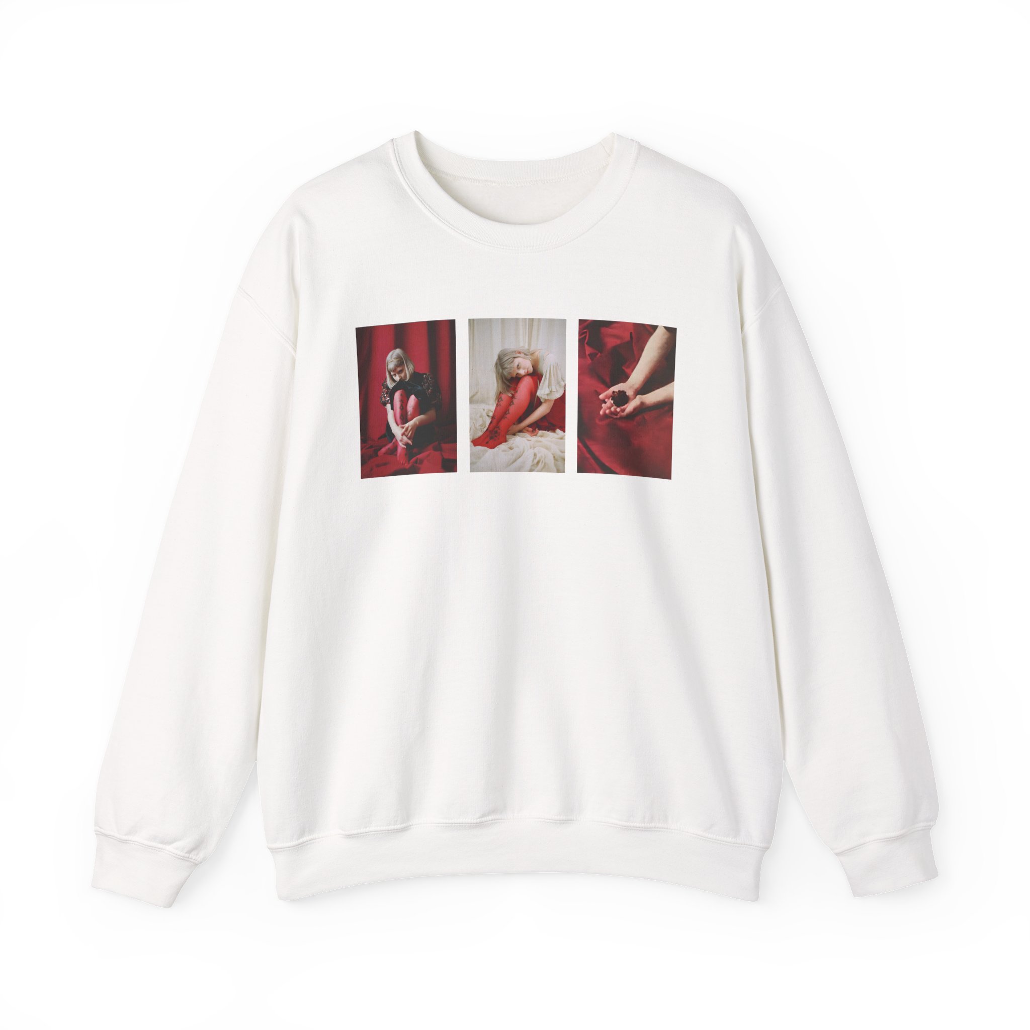Aurora Triptich Album Art Ecru Unisex Heavy Blendâ„¢ Crewneck Sweatshirt