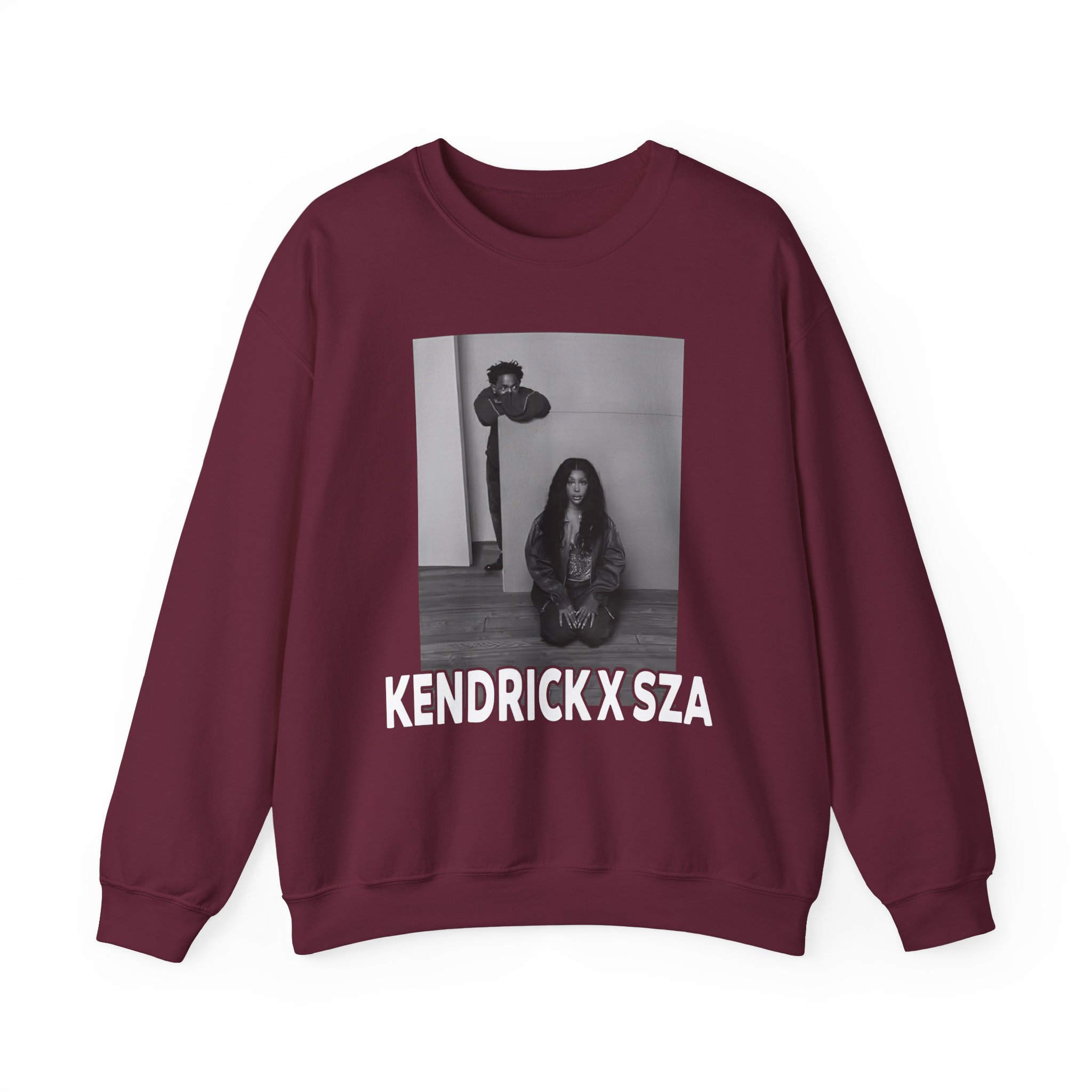 Kendrick Lamar Sza 2025 Tour Unisex Heavy Blendâ„¢ Crewneck Sweatshirt