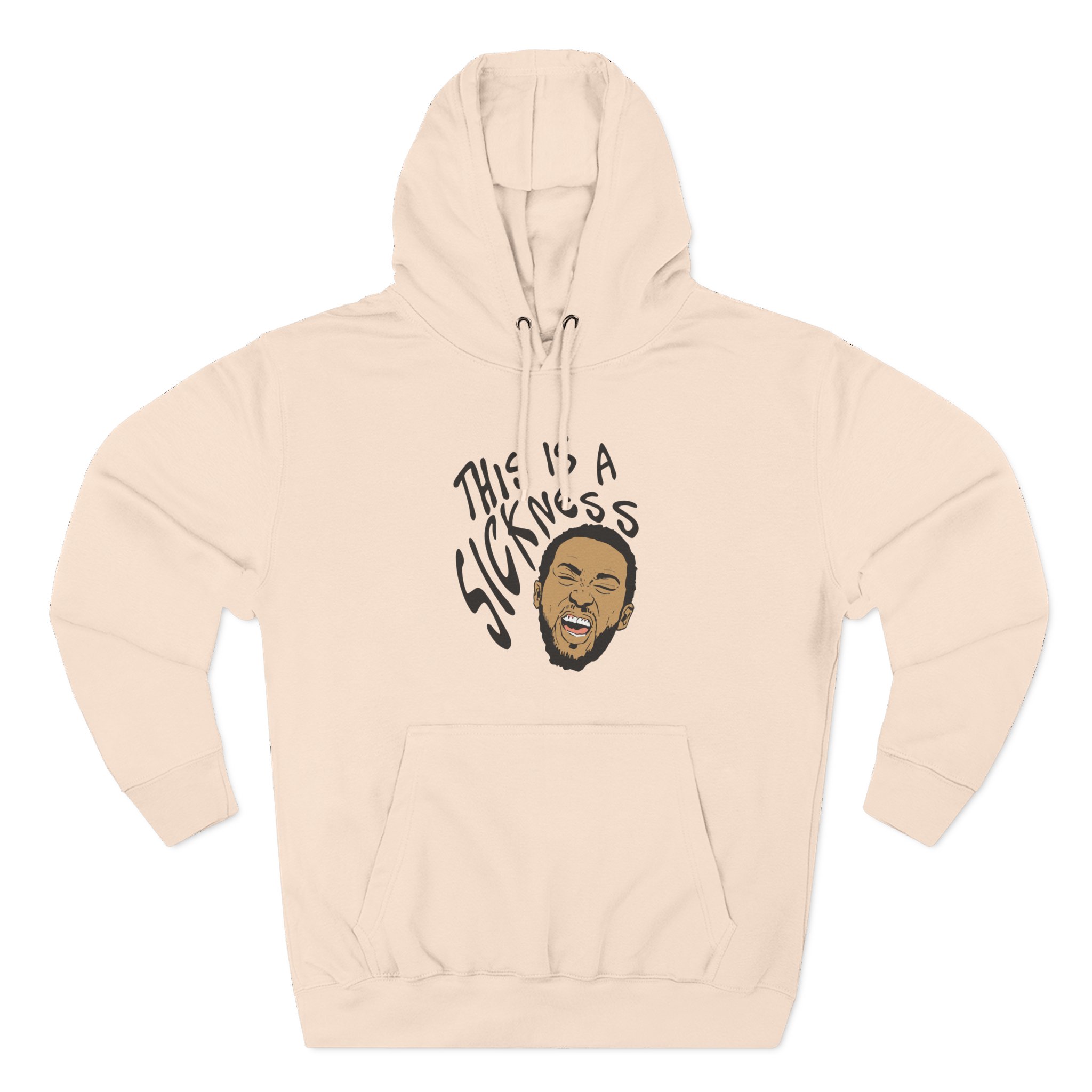 Aba and Preach This is a Sickness Three-Panel Fleece Hoodie