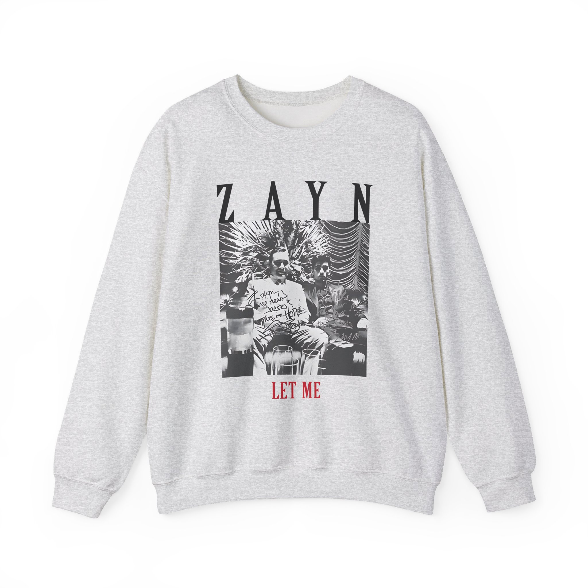 Zayn Malik Let Me Unisex Heavy Blendâ„¢ Crewneck Sweatshirt