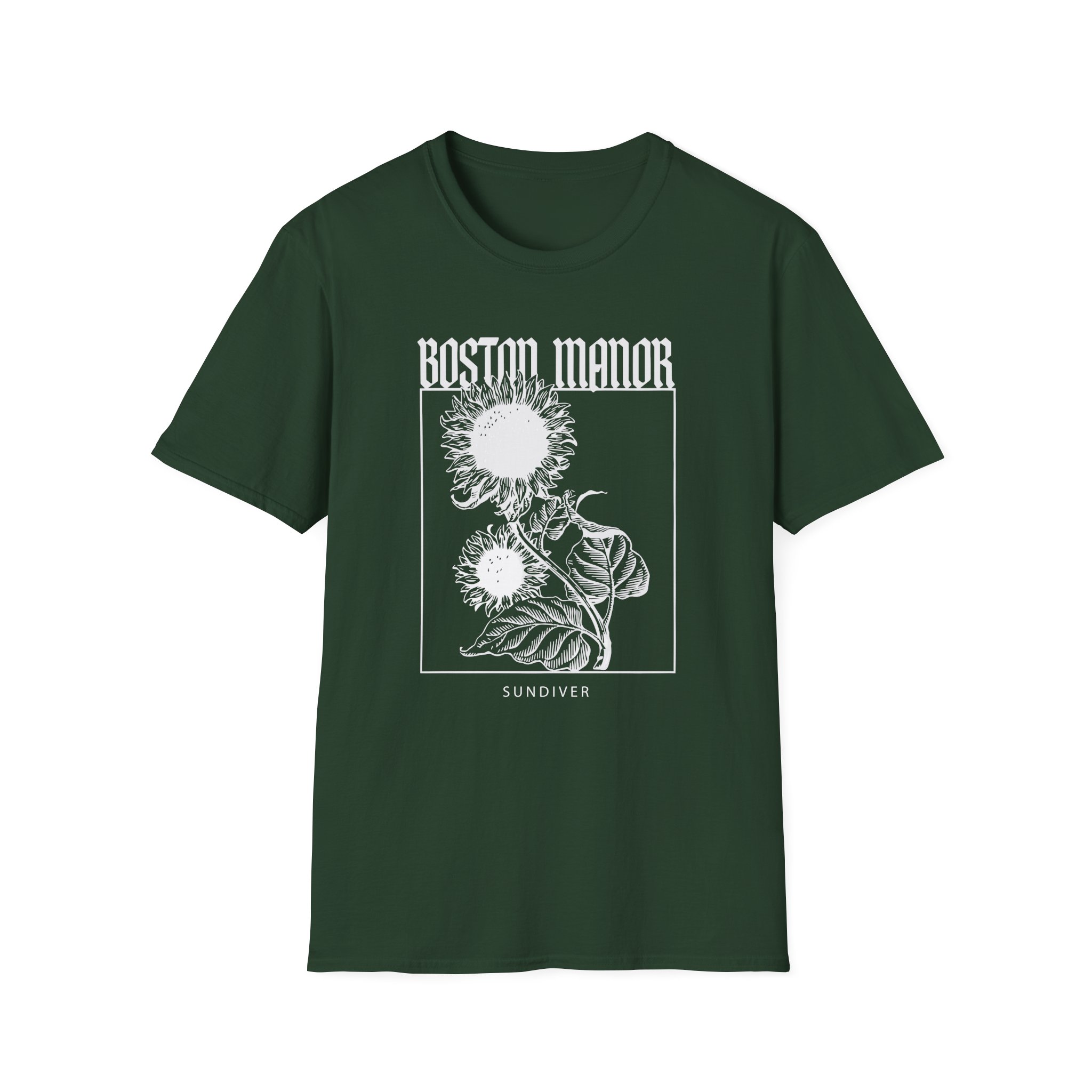 Boston Manor Sunflower Unisex Softstyle T-Shirt