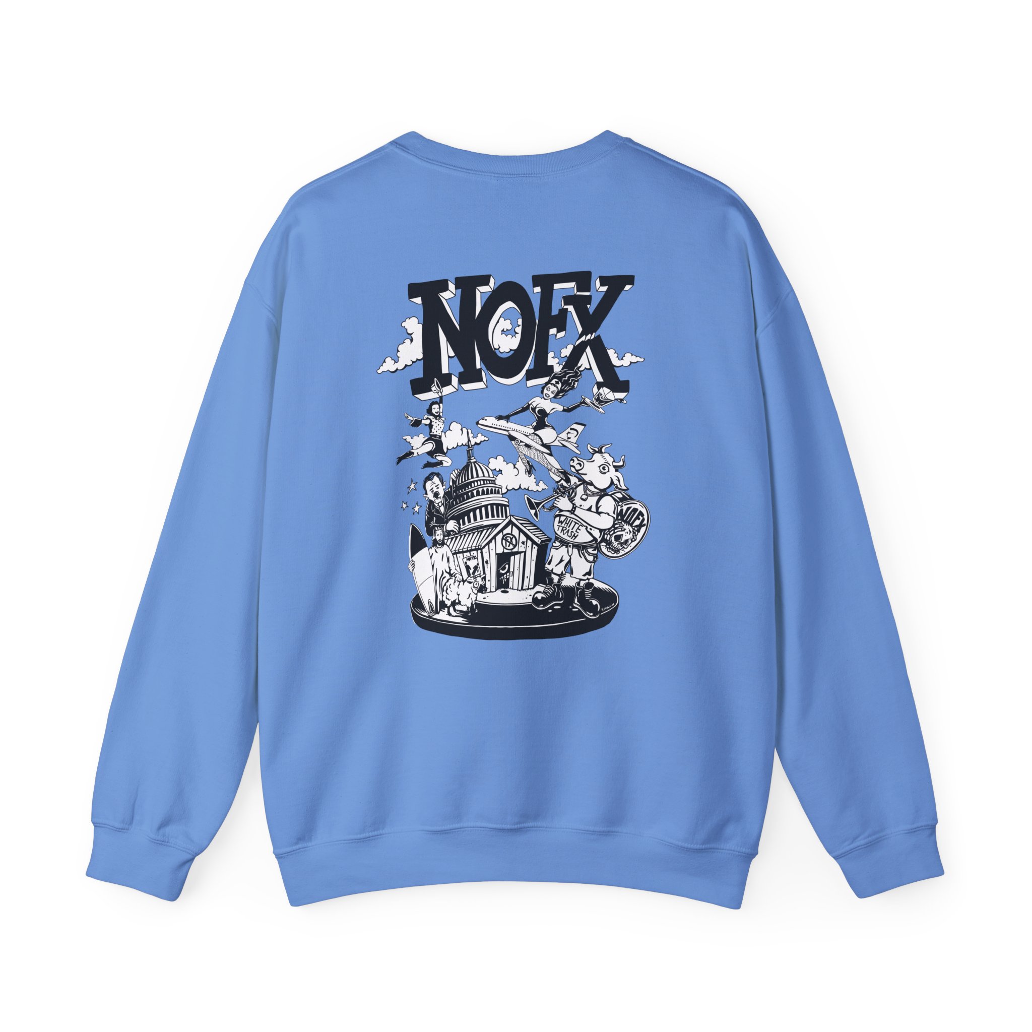 Nofx Allbums Unisex Heavy Blendâ„¢ Crewneck Sweatshirt