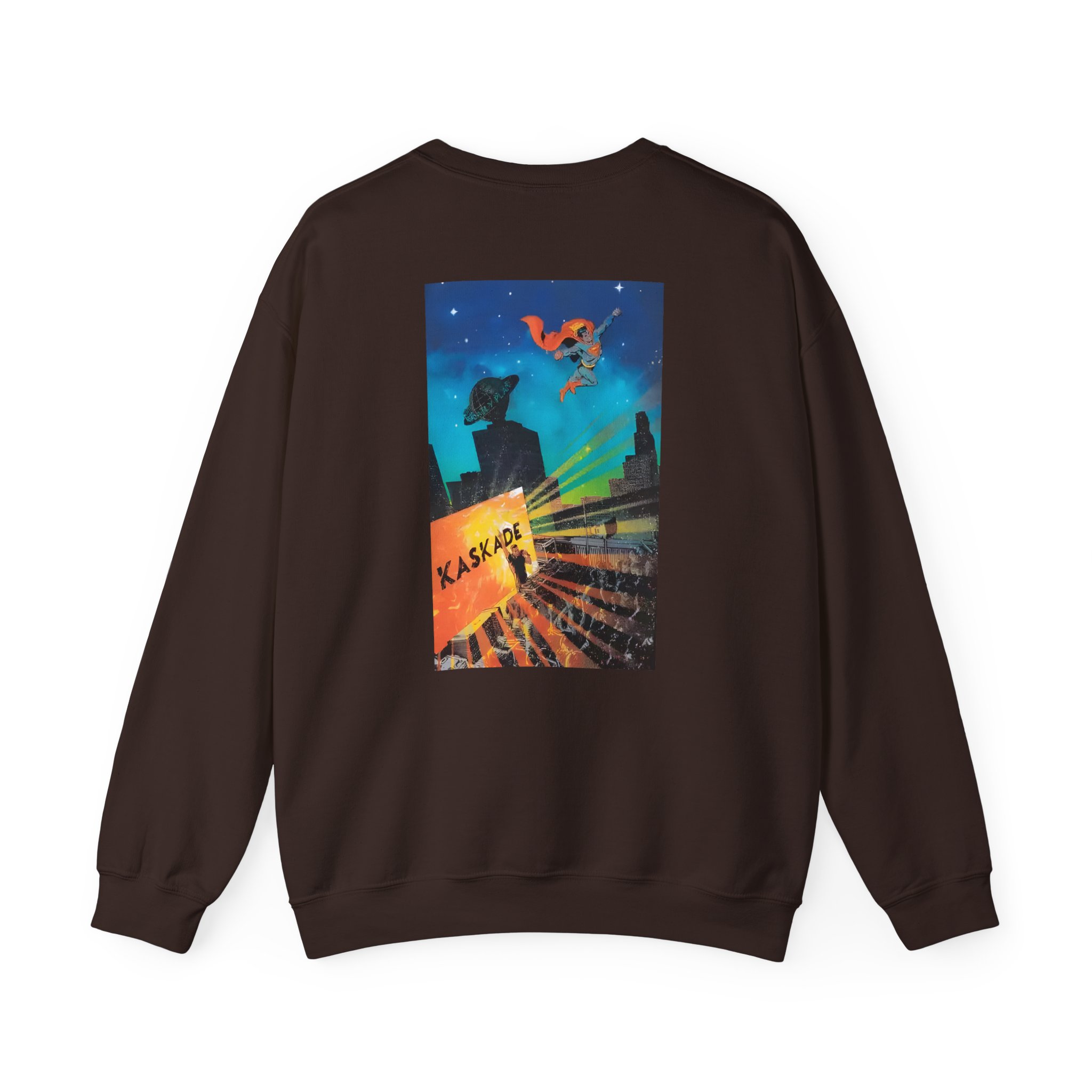 Kaskade X Superman Comic Unisex Heavy Blendâ„¢ Crewneck Sweatshirt