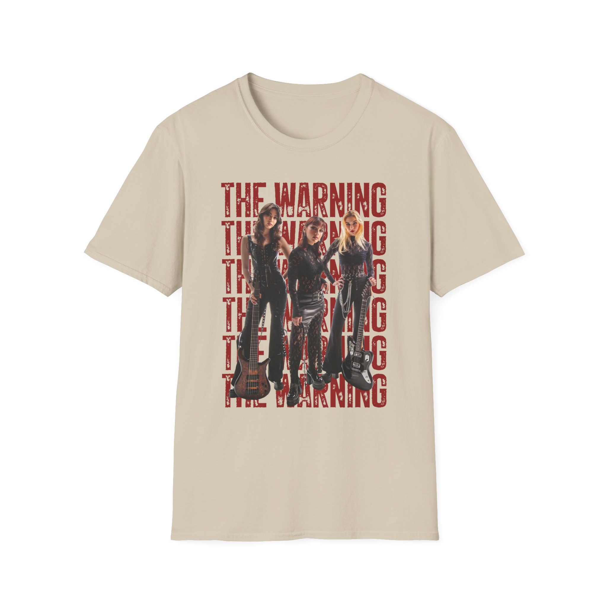 The Warning Stacked Unisex Softstyle T-Shirt