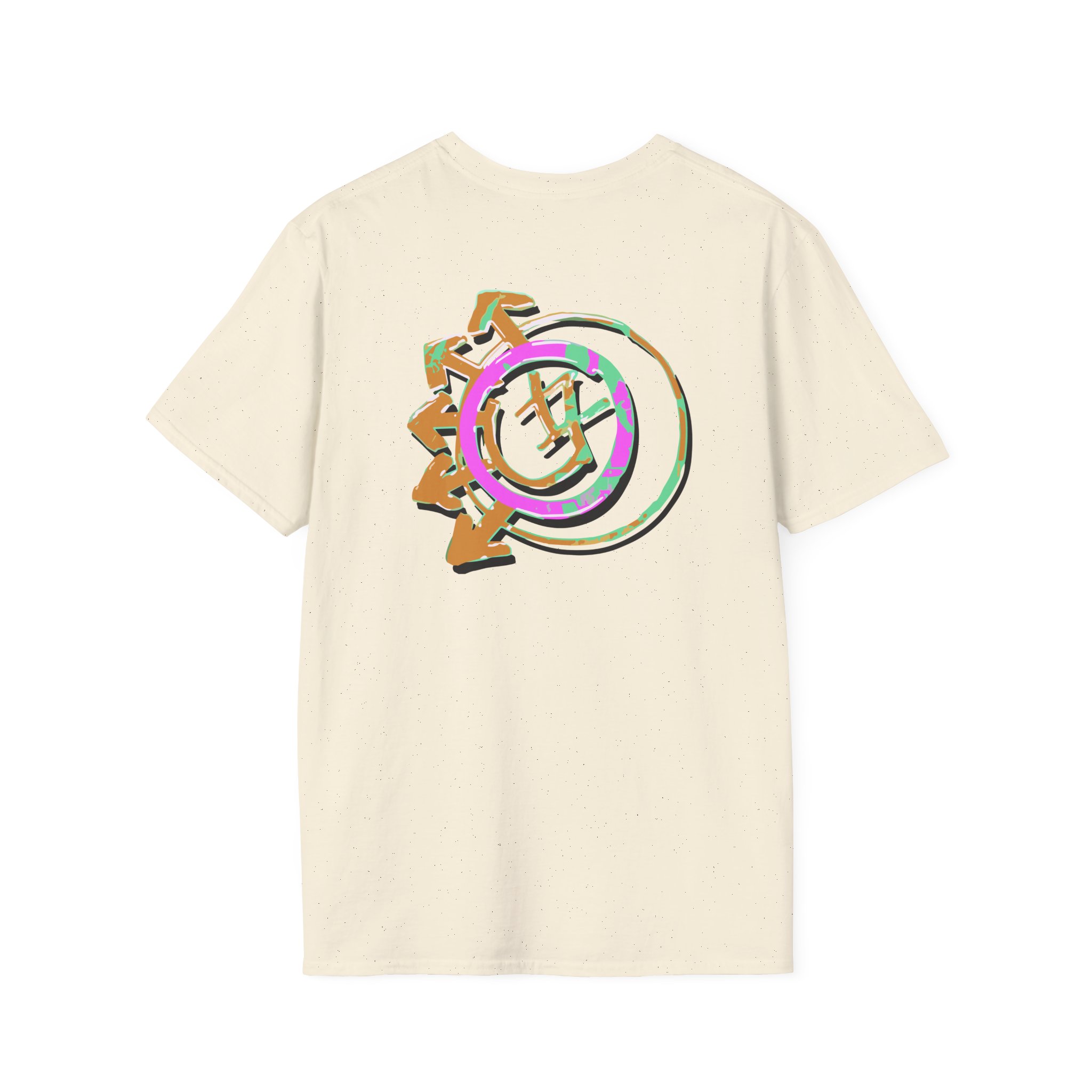 Blink 182 Logo Green Unisex Softstyle T-Shirt