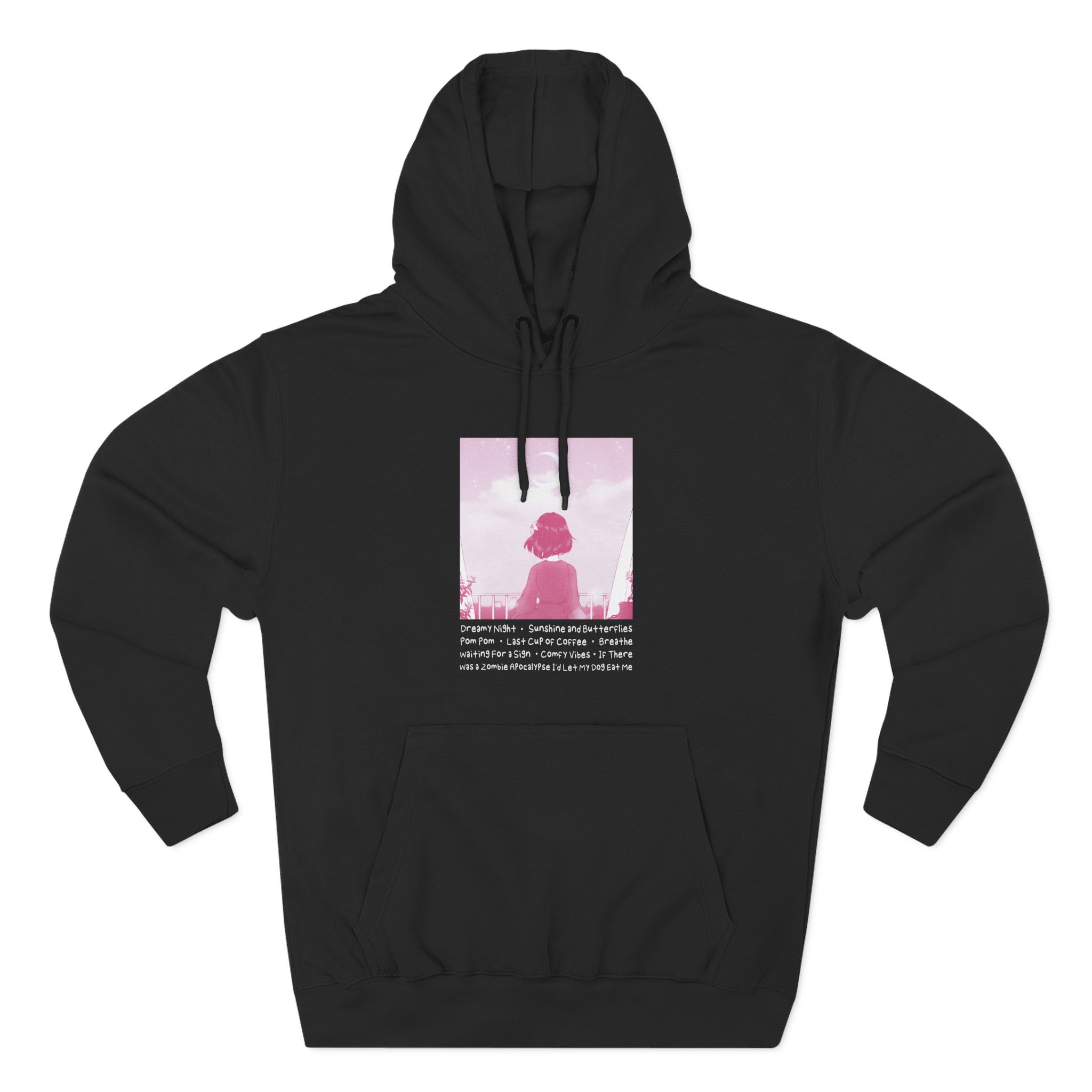 Lilypichu Dreamy Night Three-Panel Fleece Hoodie