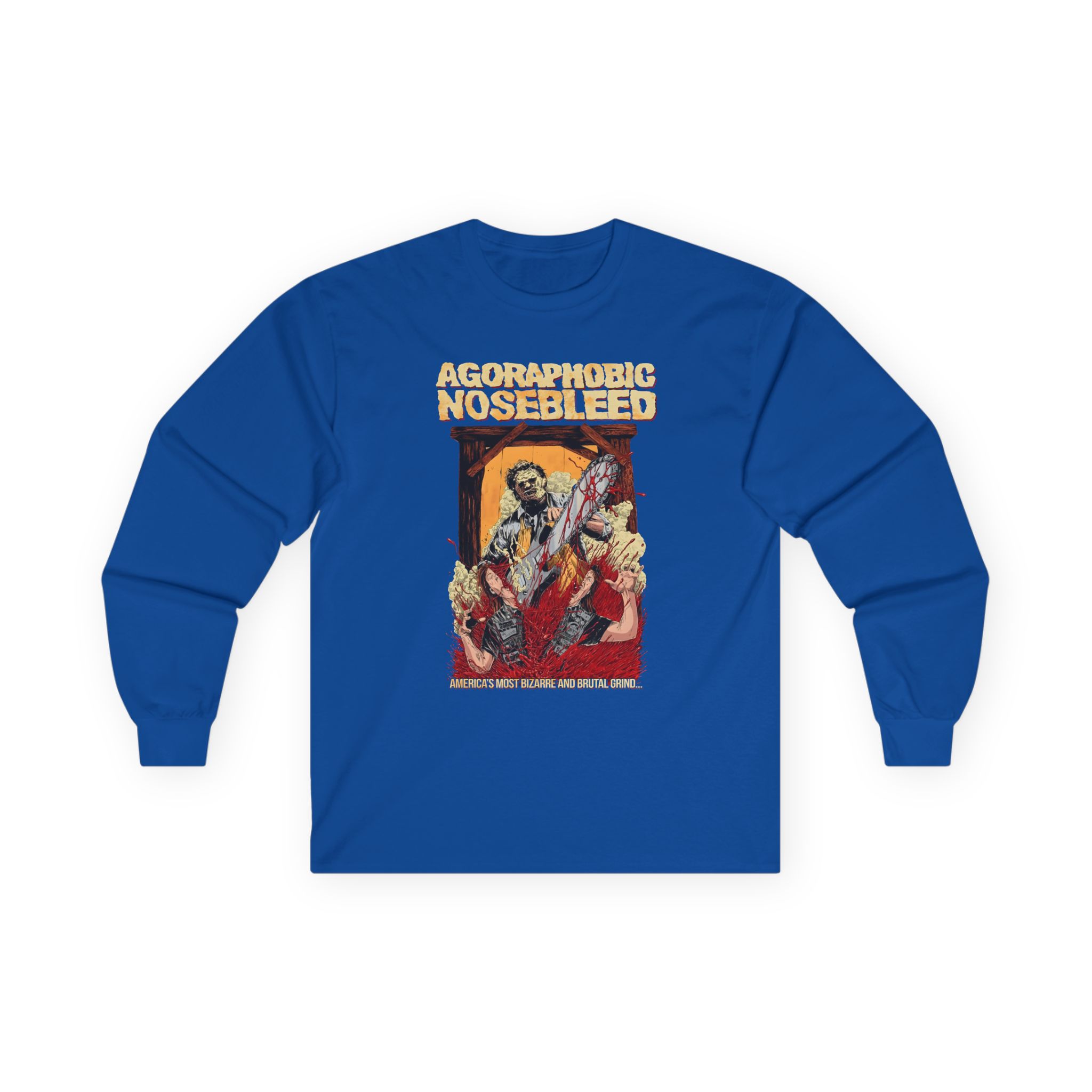 Agoraphobic Nosebleed Leatherface Unisex Ultra Cotton Long Sleeve Tee