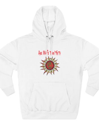 All Hail the Yeti Sun Three-Panel Fleece Hoodie