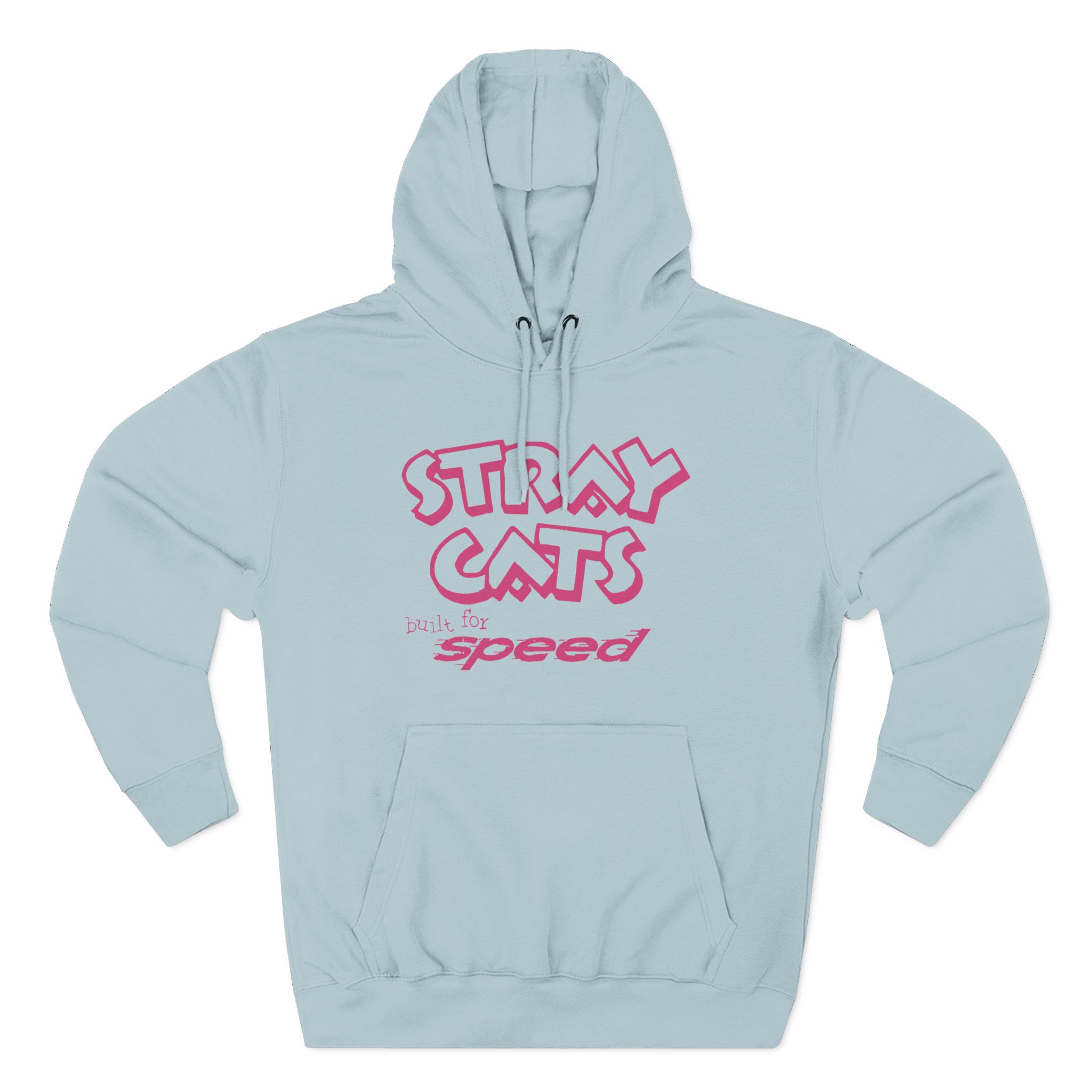 Stray Cats Built for Speed Three-Panel Fleece Hoodie