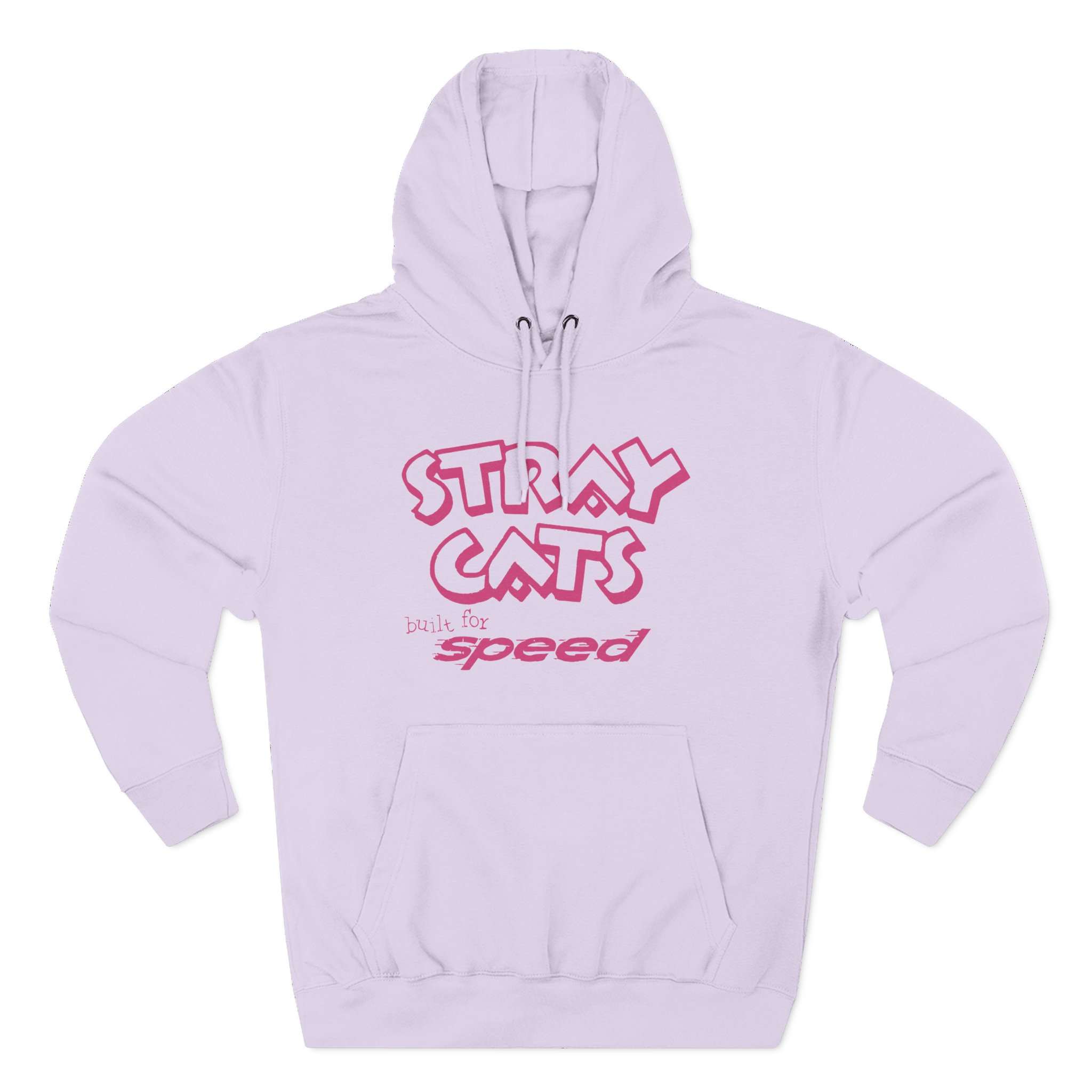 Stray Cats Built for Speed Three-Panel Fleece Hoodie