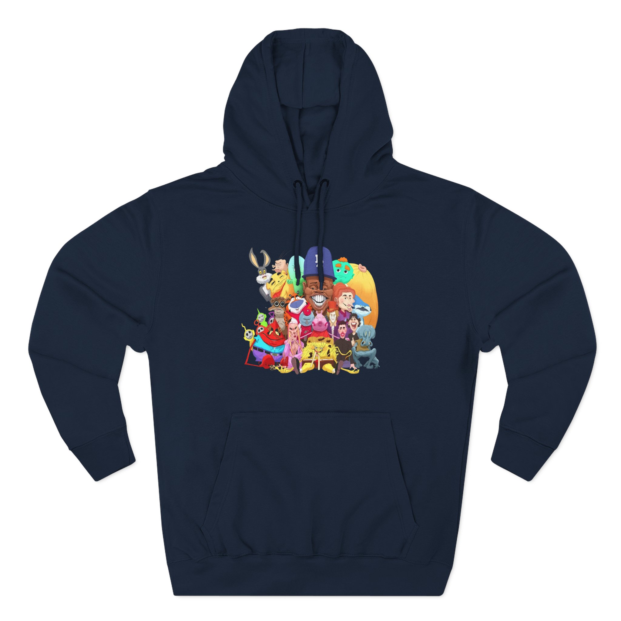 Papa Meat Three-Panel Fleece Hoodie