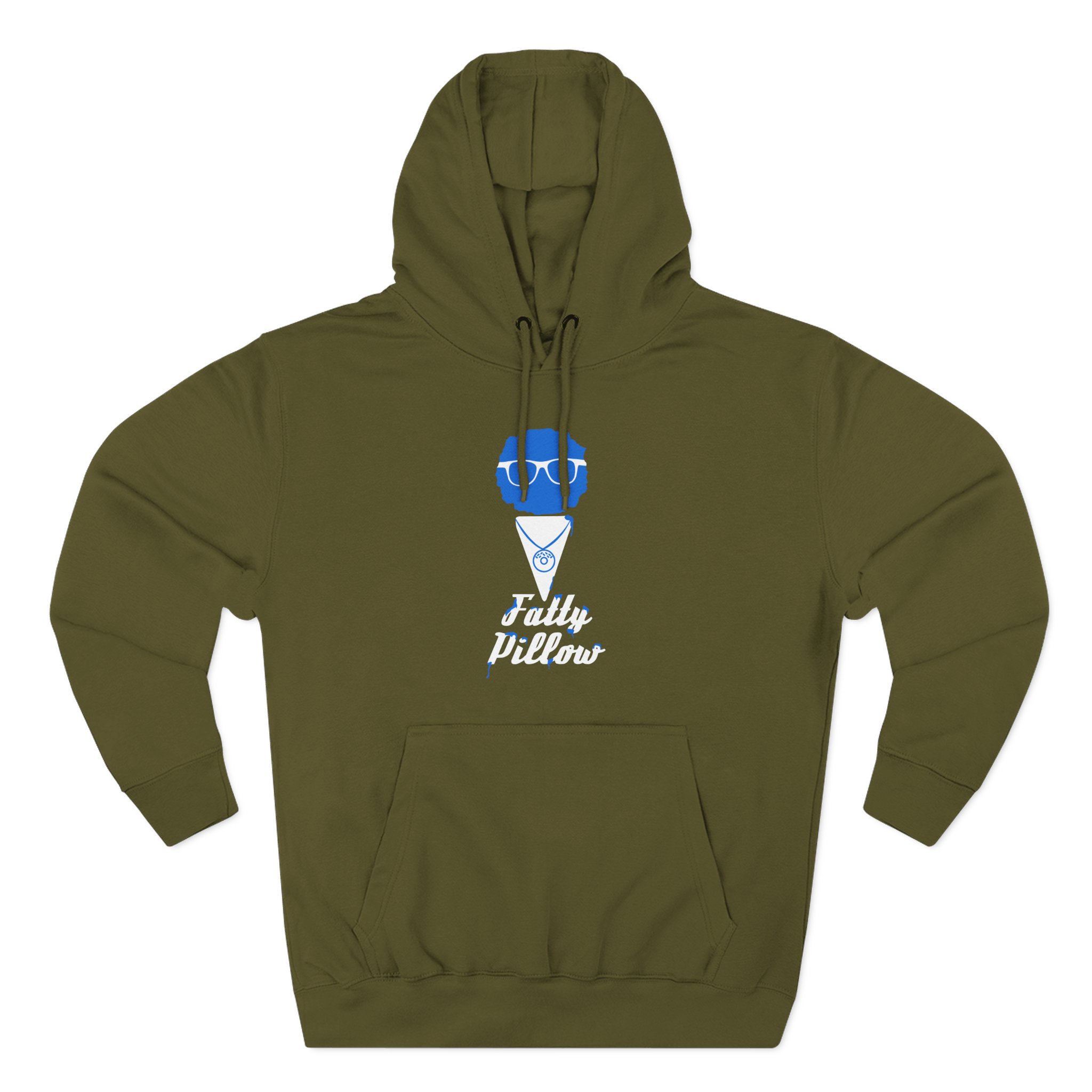 Fattypillow Three-Panel Fleece Hoodie