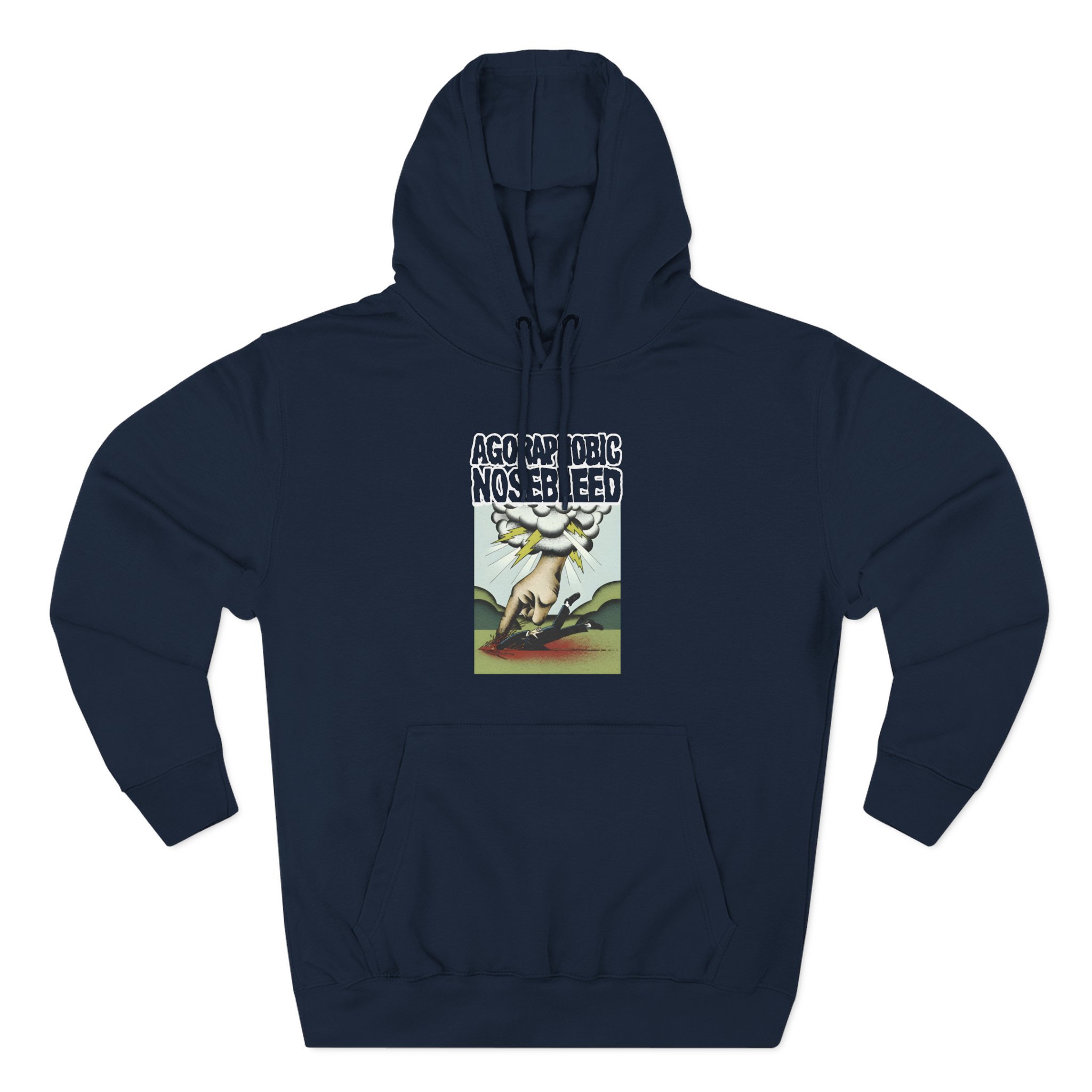 Agoraphobic Nosebleed Smite Three-Panel Fleece Hoodie