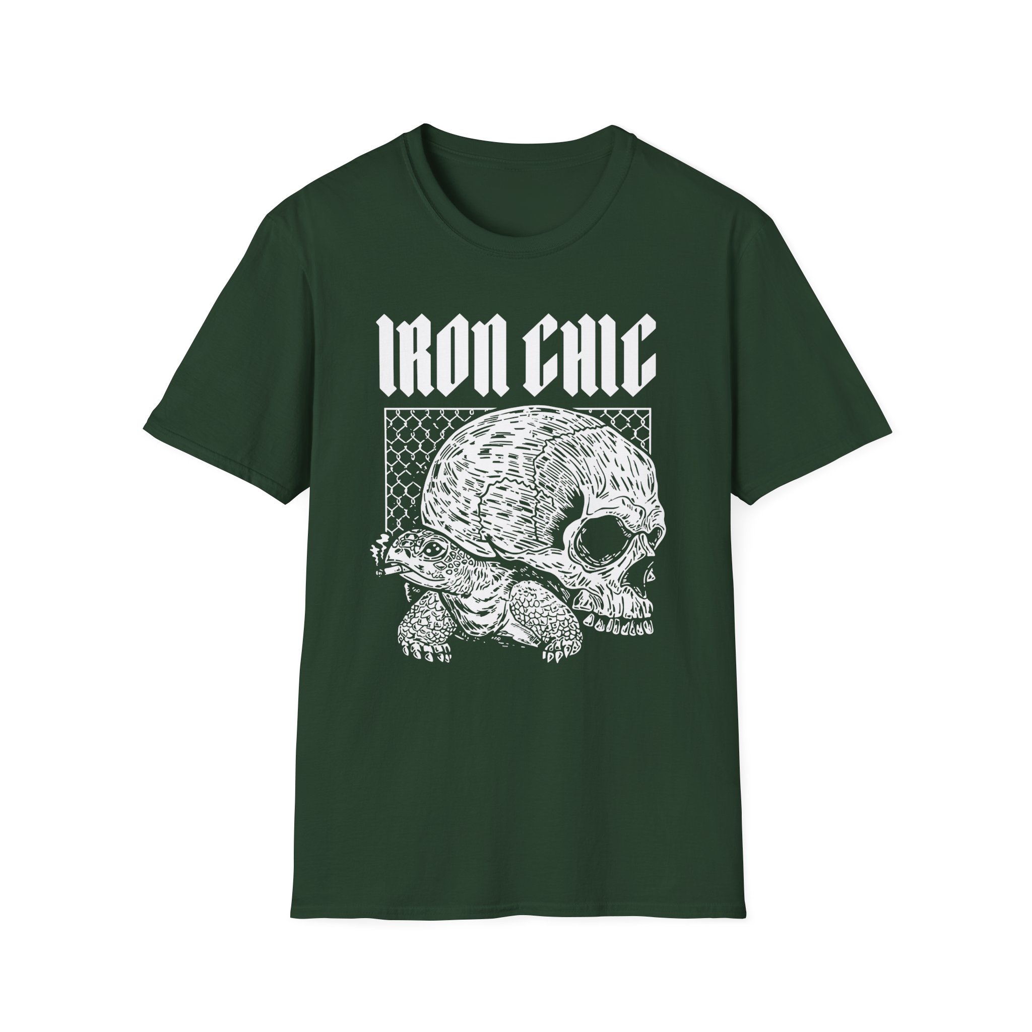Iron Chic Turtle Unisex Softstyle T-Shirt