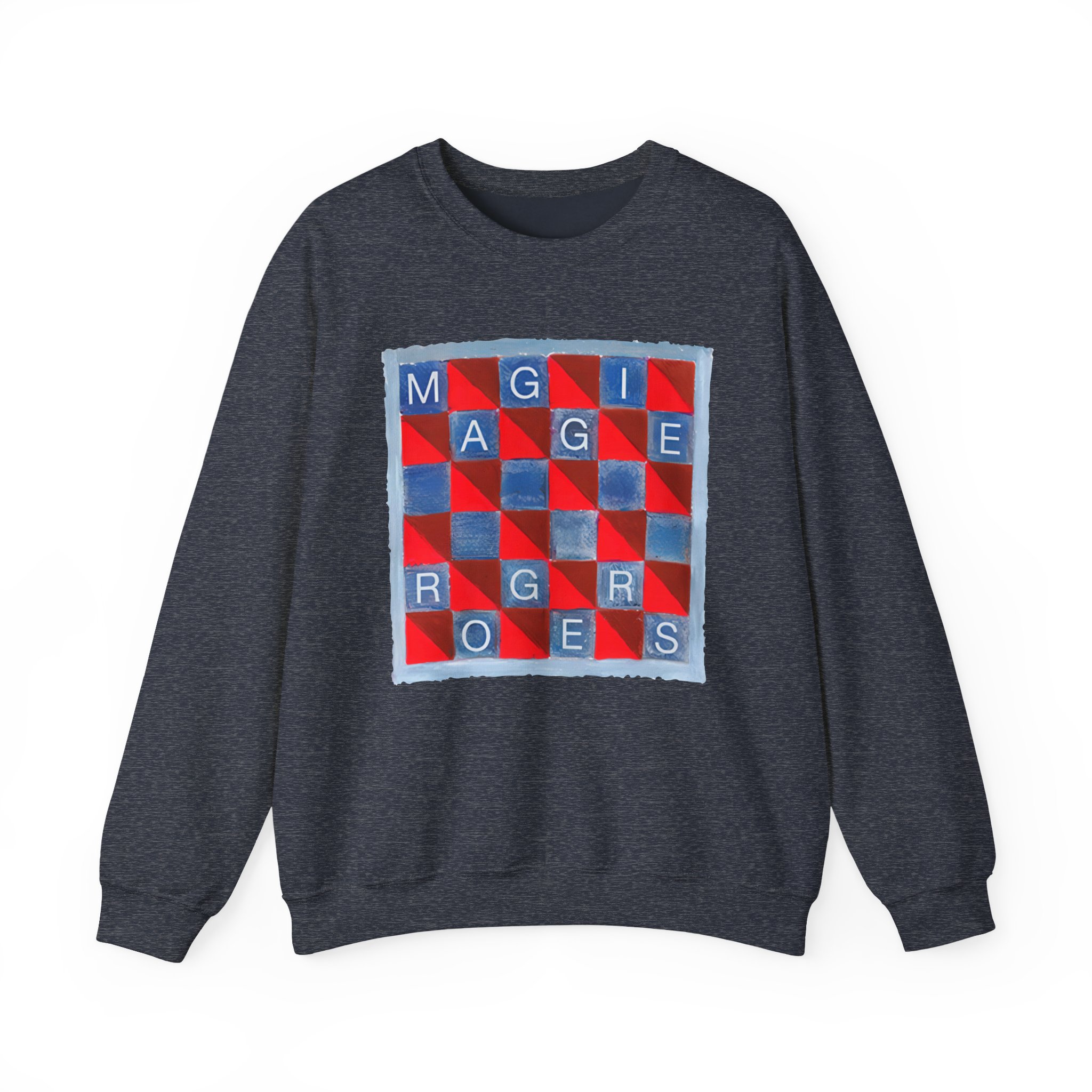 Maggie Rogers Checkmate Unisex Heavy Blendâ„¢ Crewneck Sweatshirt