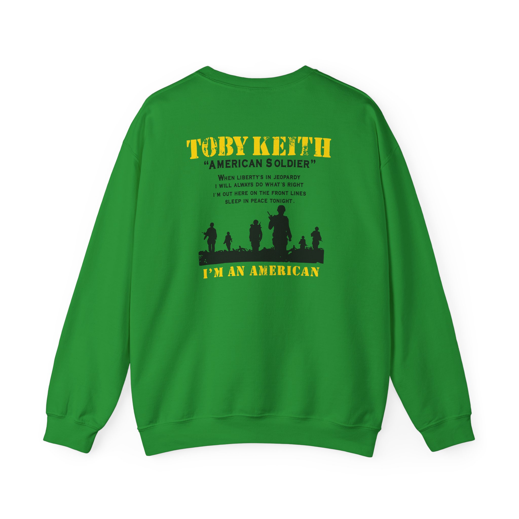 Toby Keith Don’t Let the Old Man in Unisex Heavy Blend™ Crewneck Sweatshirt
