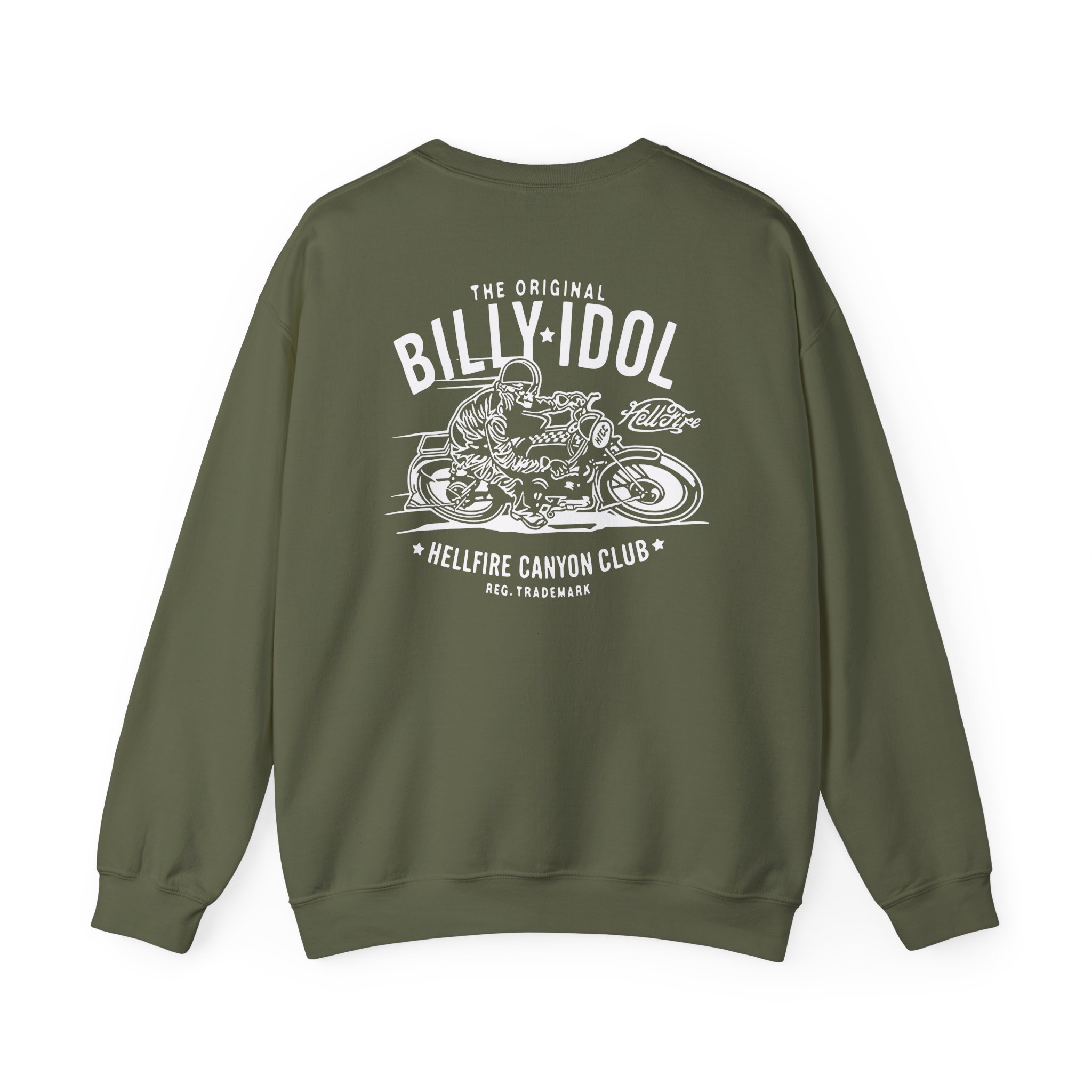 Billy Idol the Original Hellfire Canyon Club Unisex Heavy Blendâ„¢ Crewneck Sweatshirt
