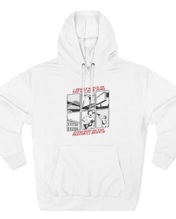 Sam Fender People Watching Three-Panel Fleece Hoodie