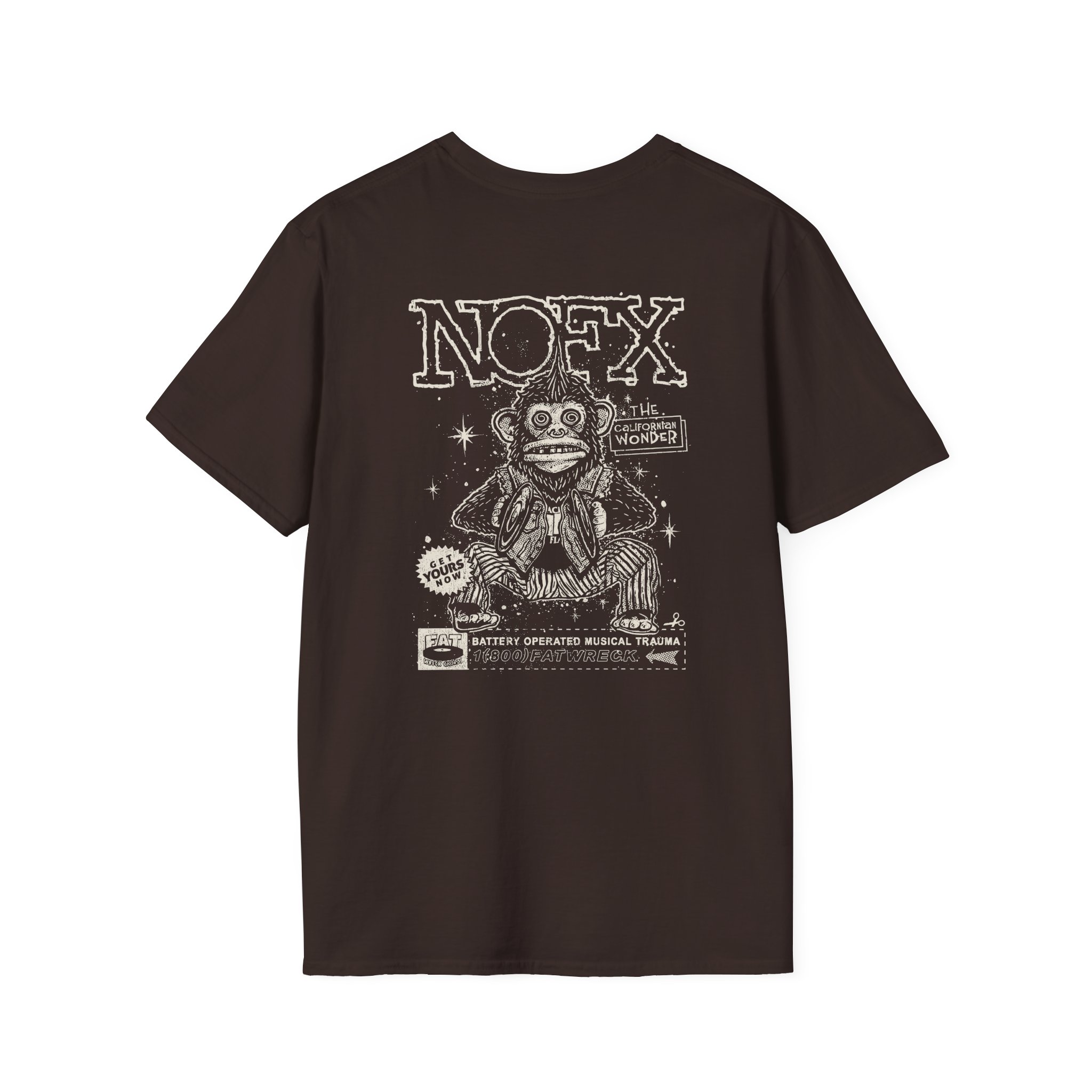 Nofx Chimp Unisex Softstyle T-Shirt