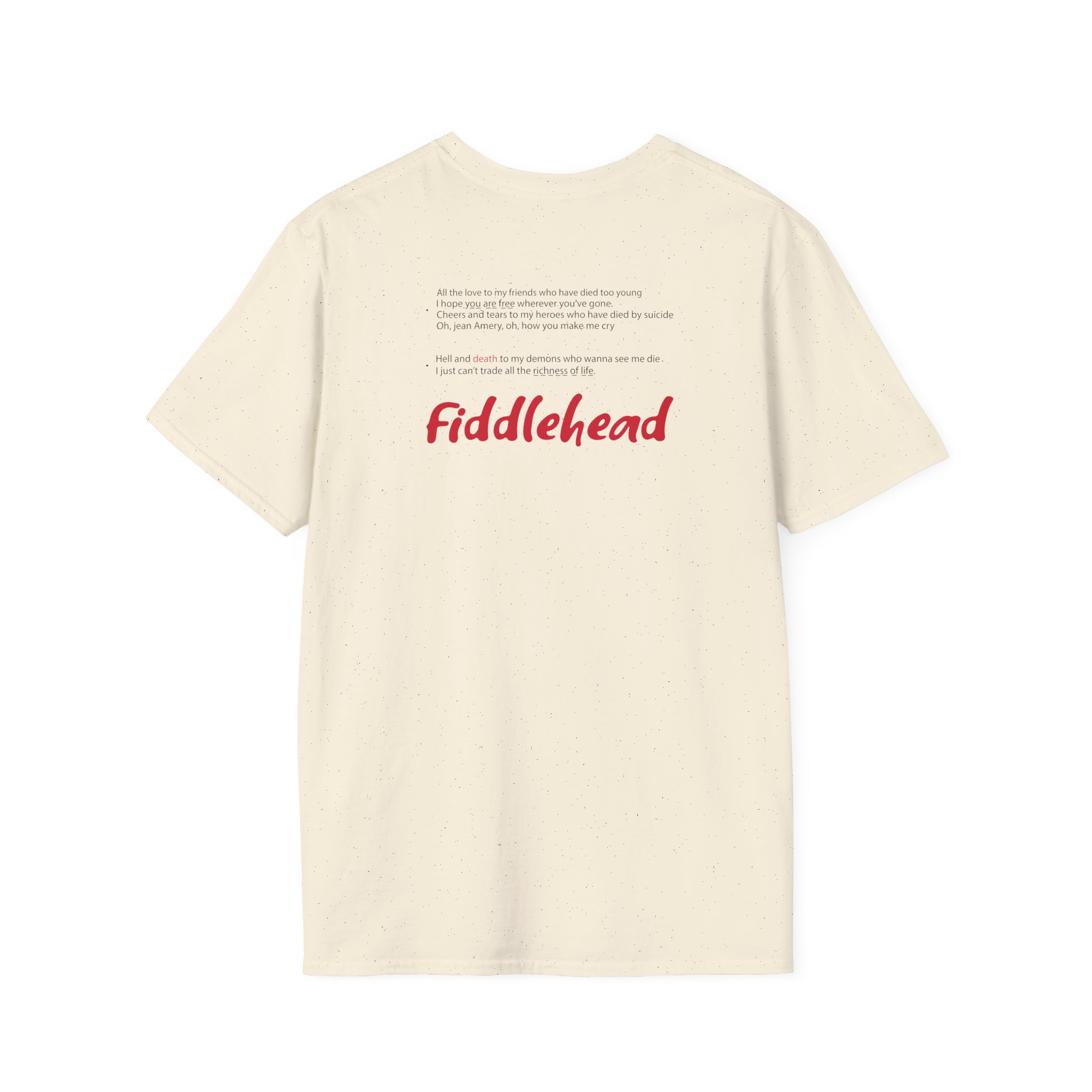 Fiddlehead Jean Emery Unisex Softstyle T-Shirt