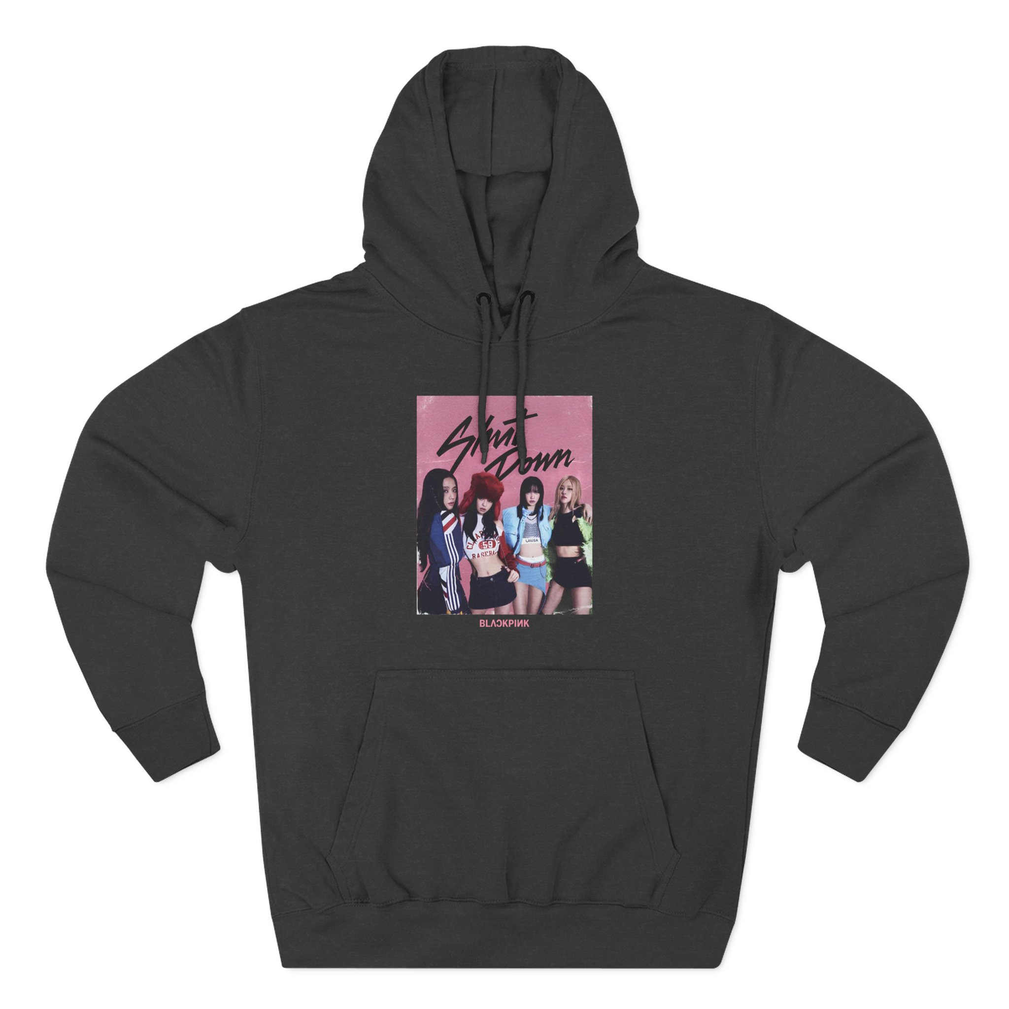 B Shut Down Three-Panel Fleece Hoodie