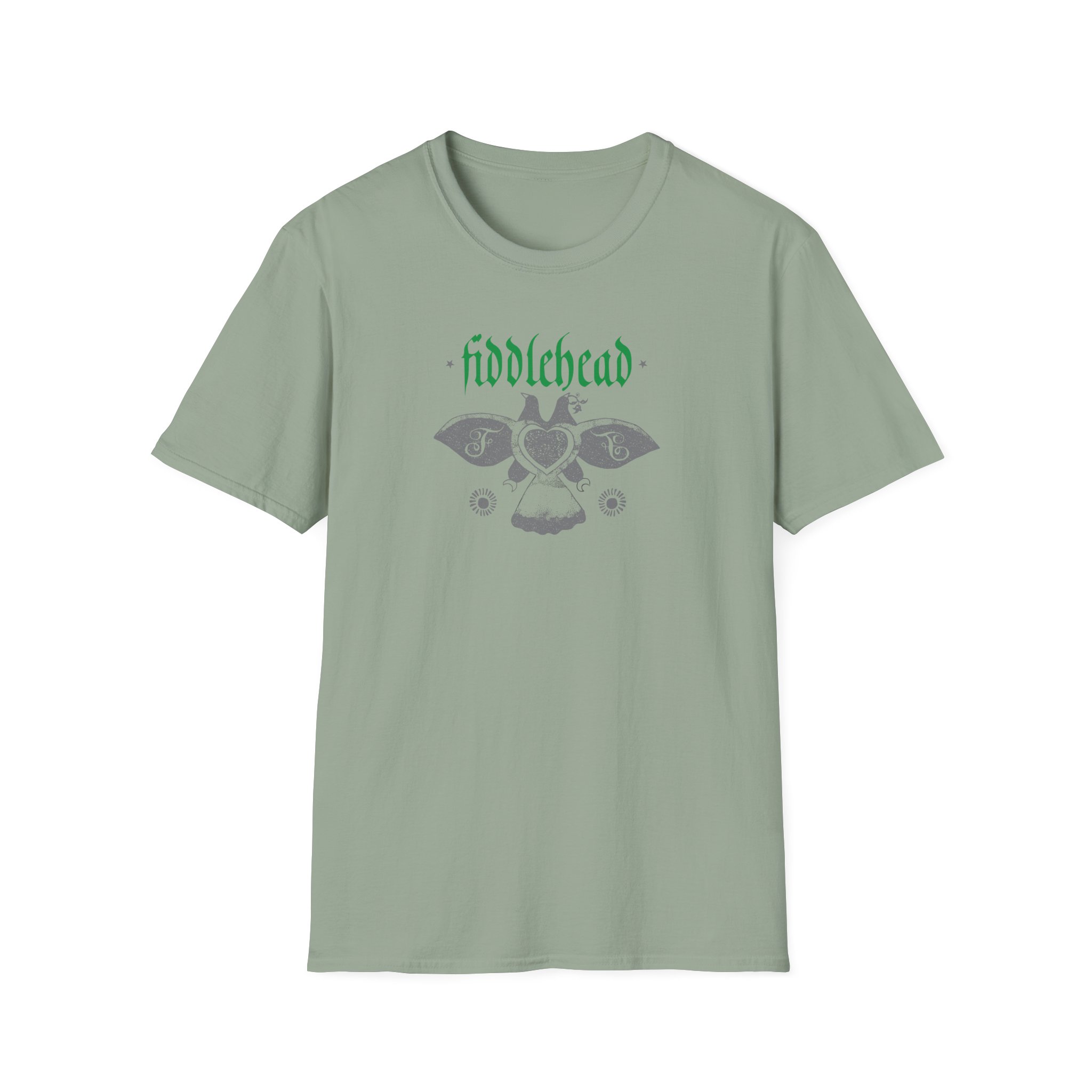 Fiddlehead Dove Unisex Softstyle T-Shirt
