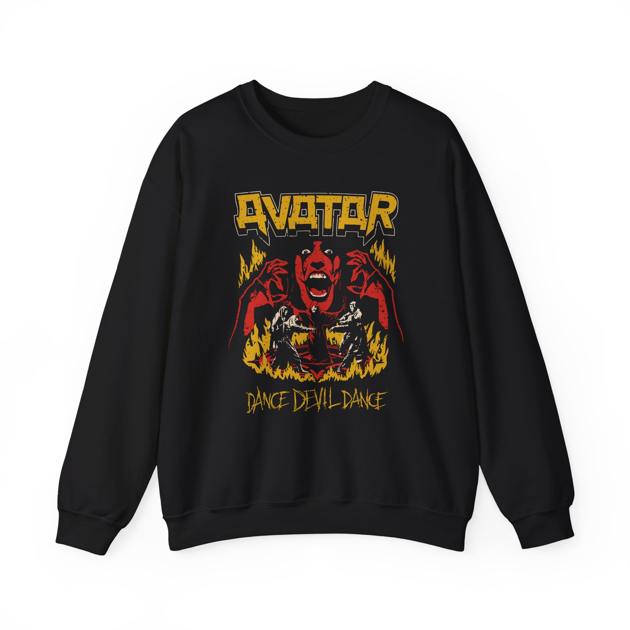 Avatar Band Vintage Dance Devil Dance Unisex Heavy Blendâ„¢ Crewneck Sweatshirt