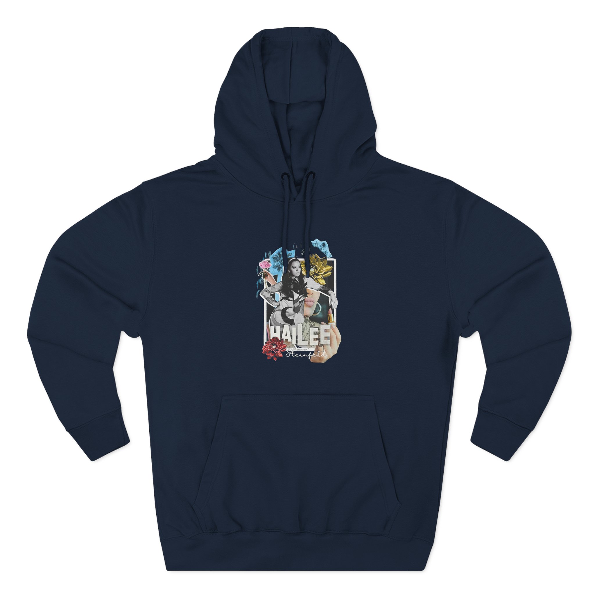 Hailee Steinfeld Retro Collage Three-Panel Fleece Hoodie