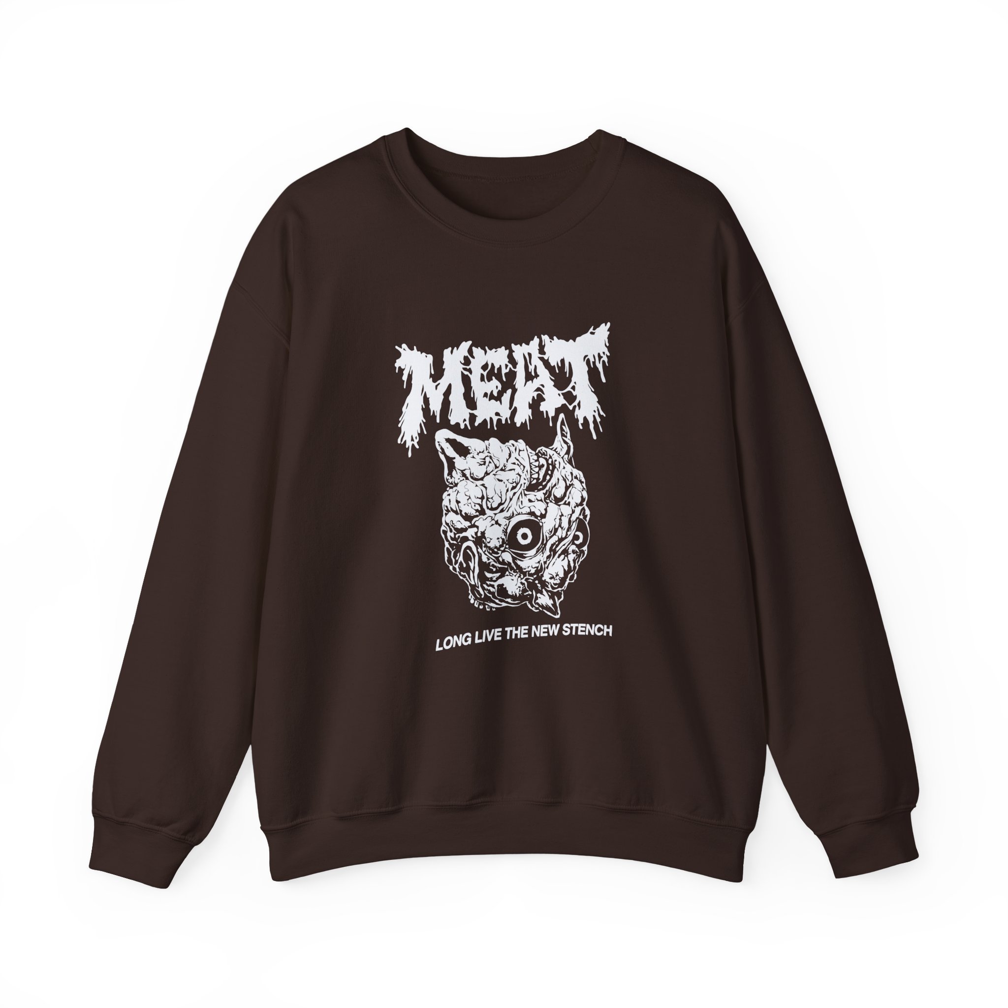 Meatcanyon Long Live the New Stench Unisex Heavy Blendâ„¢ Crewneck Sweatshirt