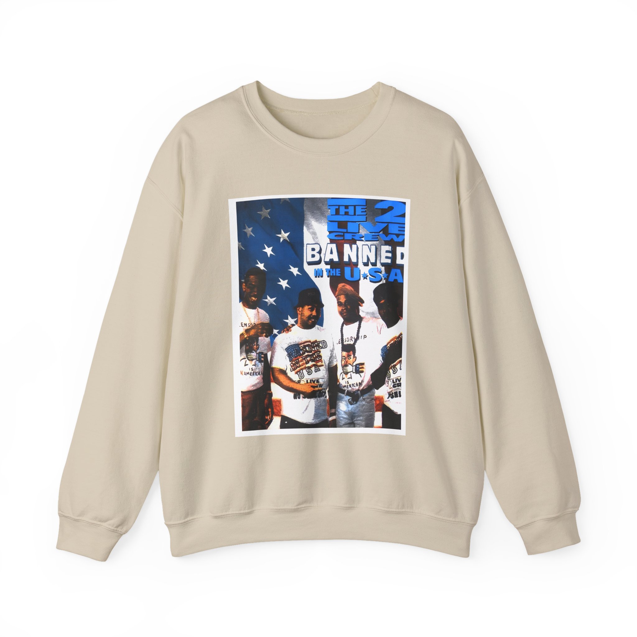2 Live Crew Banned in the U.s.a. Unisex Heavy Blendâ„¢ Crewneck Sweatshirt