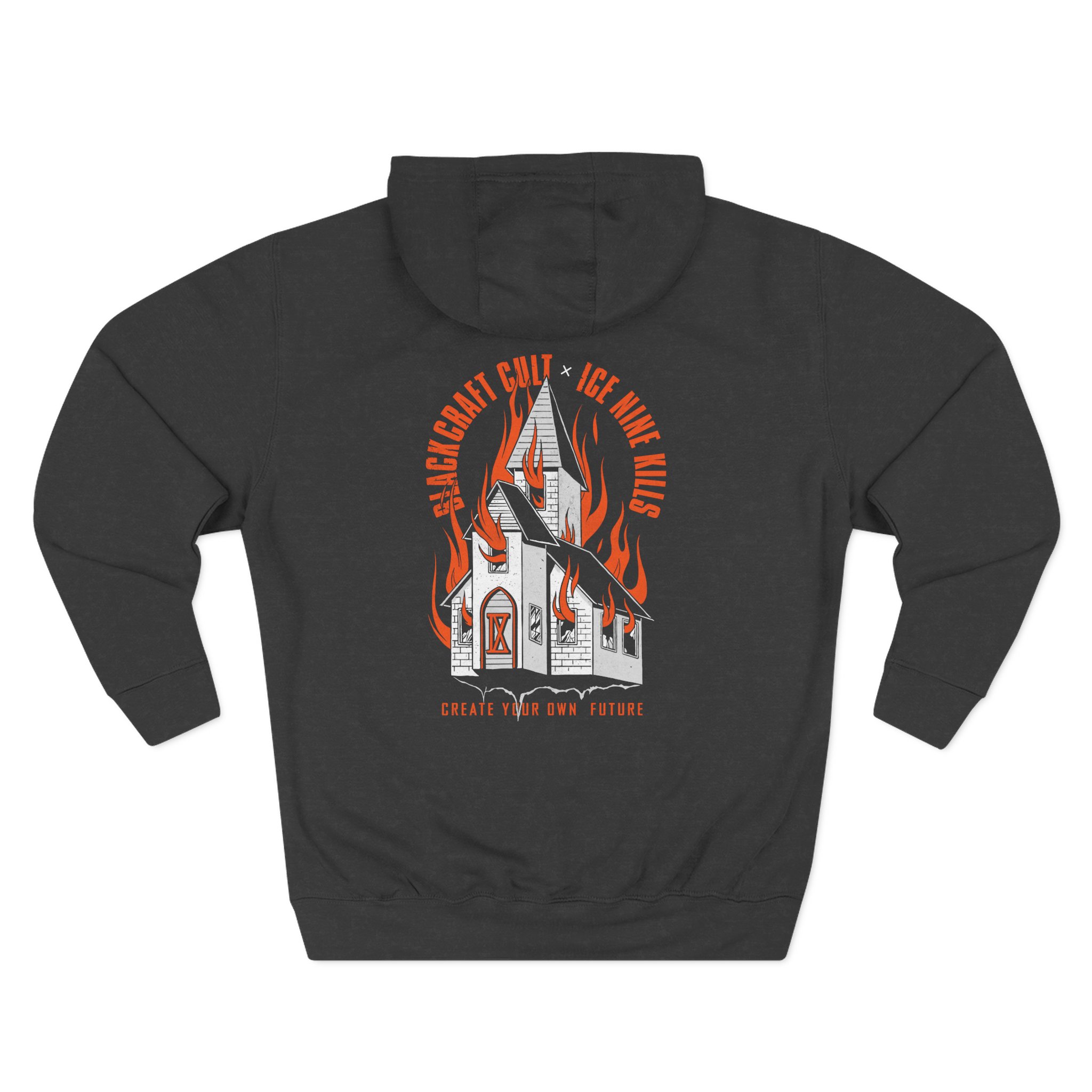 Ice Nine Kills Ink Burning Church Three-Panel Fleece Hoodie