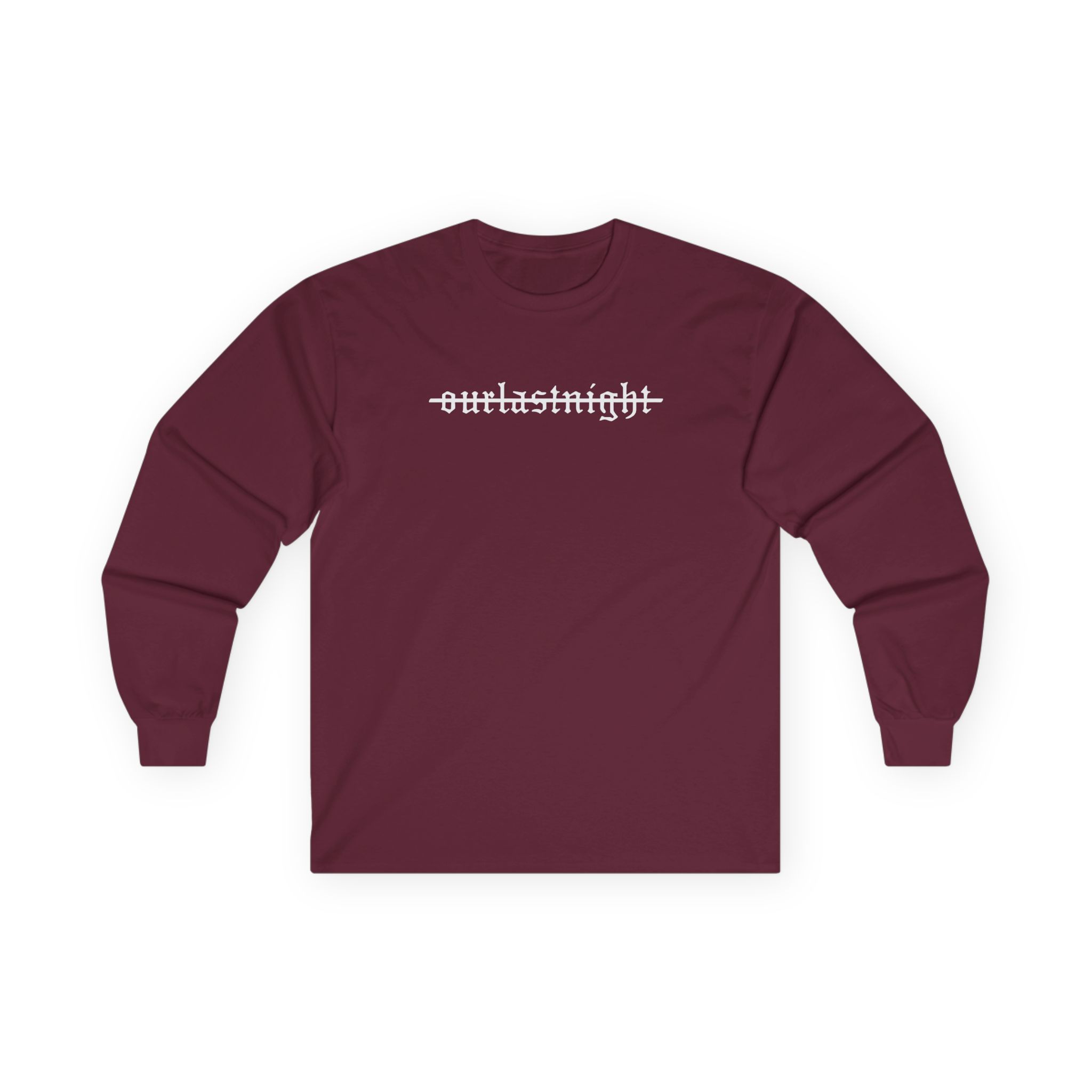Our Last Night Logo Embroidery Unisex Ultra Cotton Long Sleeve Tee