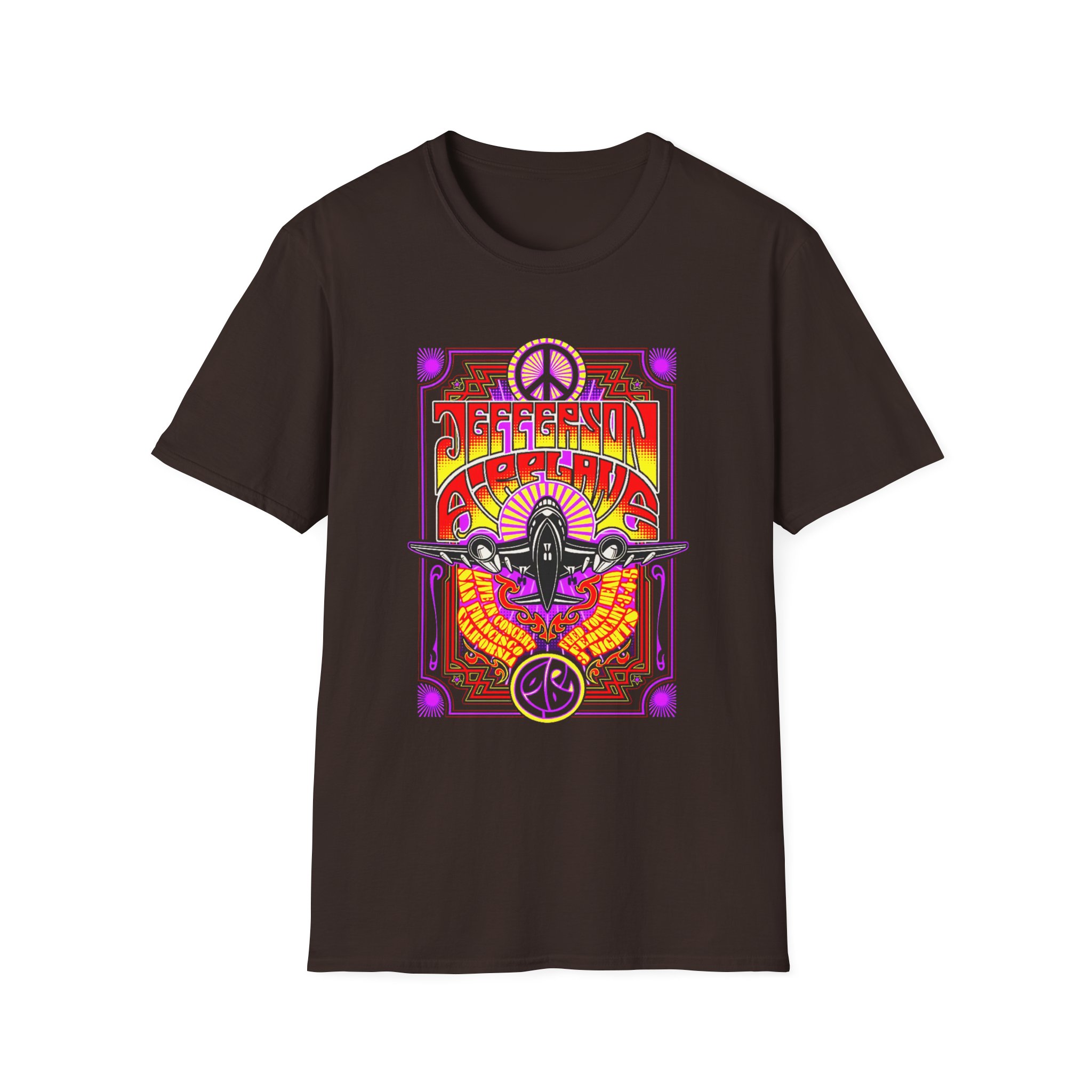 Jefferson Airplane Unisex Softstyle T-Shirt