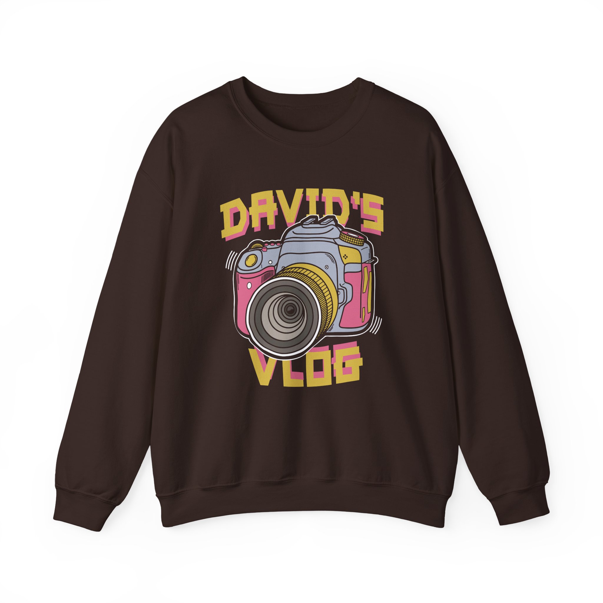 David Dobrik David's Vlog Unisex Heavy Blendâ„¢ Crewneck Sweatshirt