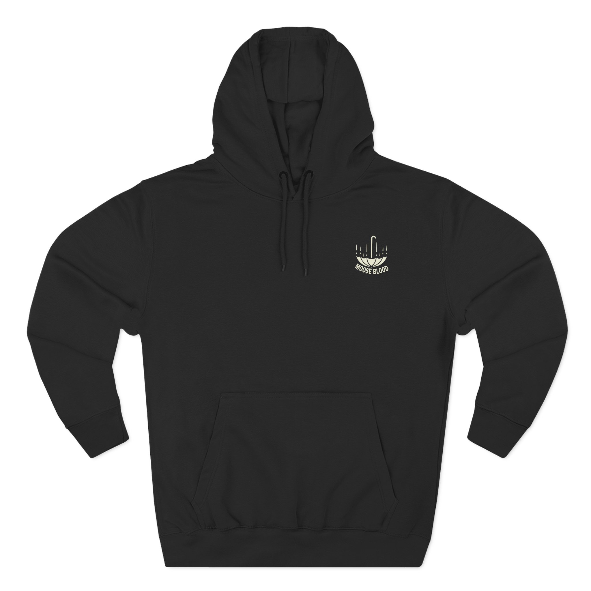 Moose Blood Three-Panel Fleece Hoodie