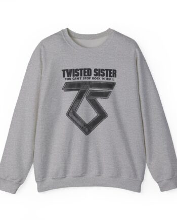 Can't Stop Rock 'n' Roll Twisted Sister Unisex Heavy Blend™ Crewneck Sweatshirt