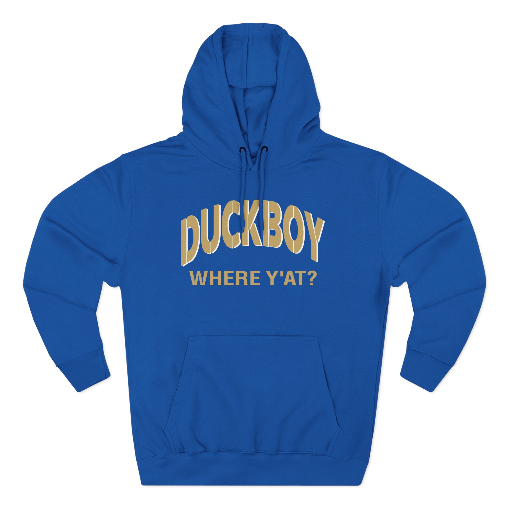 Duckboy Three-Panel Fleece Hoodie