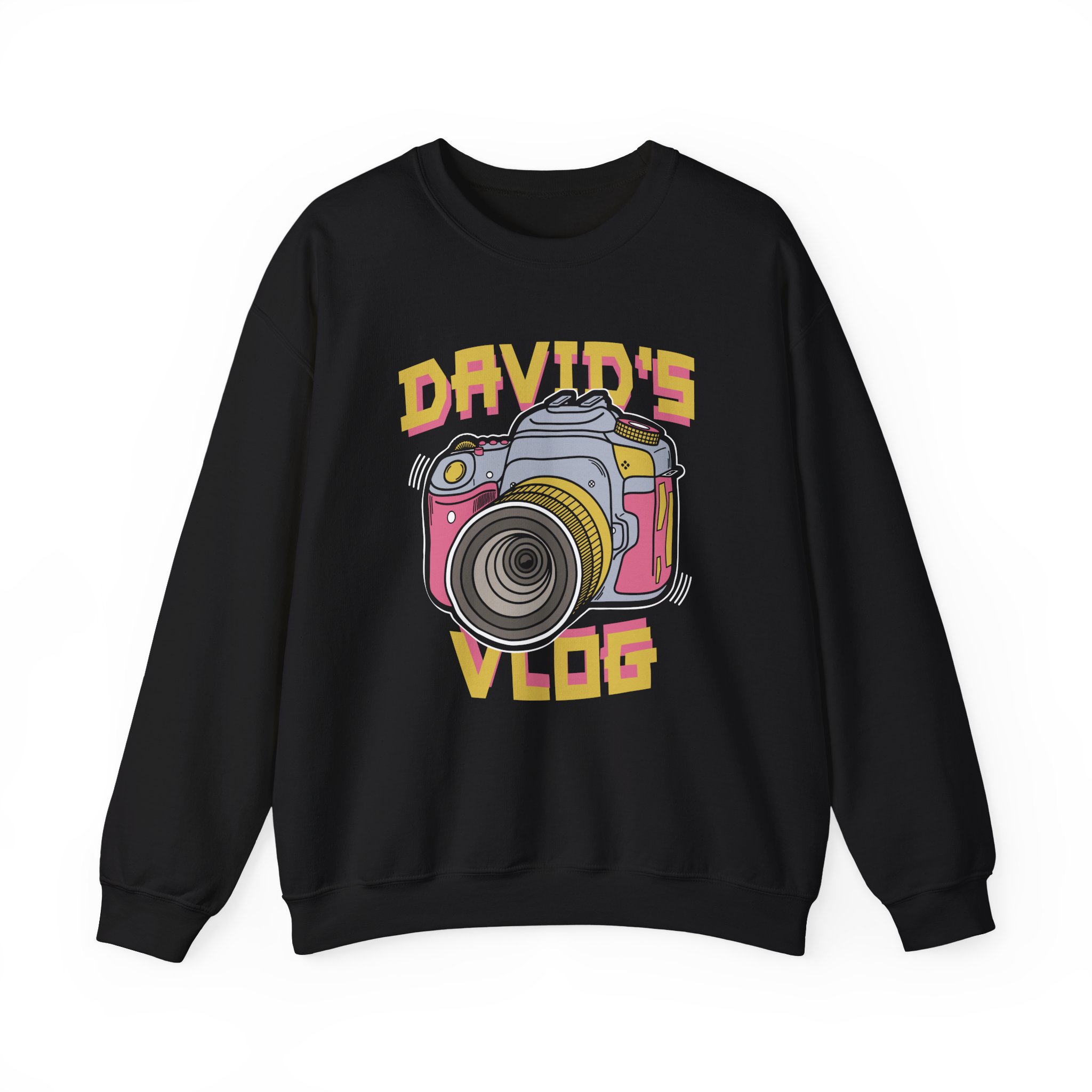 David Dobrik David's Vlog Unisex Heavy Blendâ„¢ Crewneck Sweatshirt