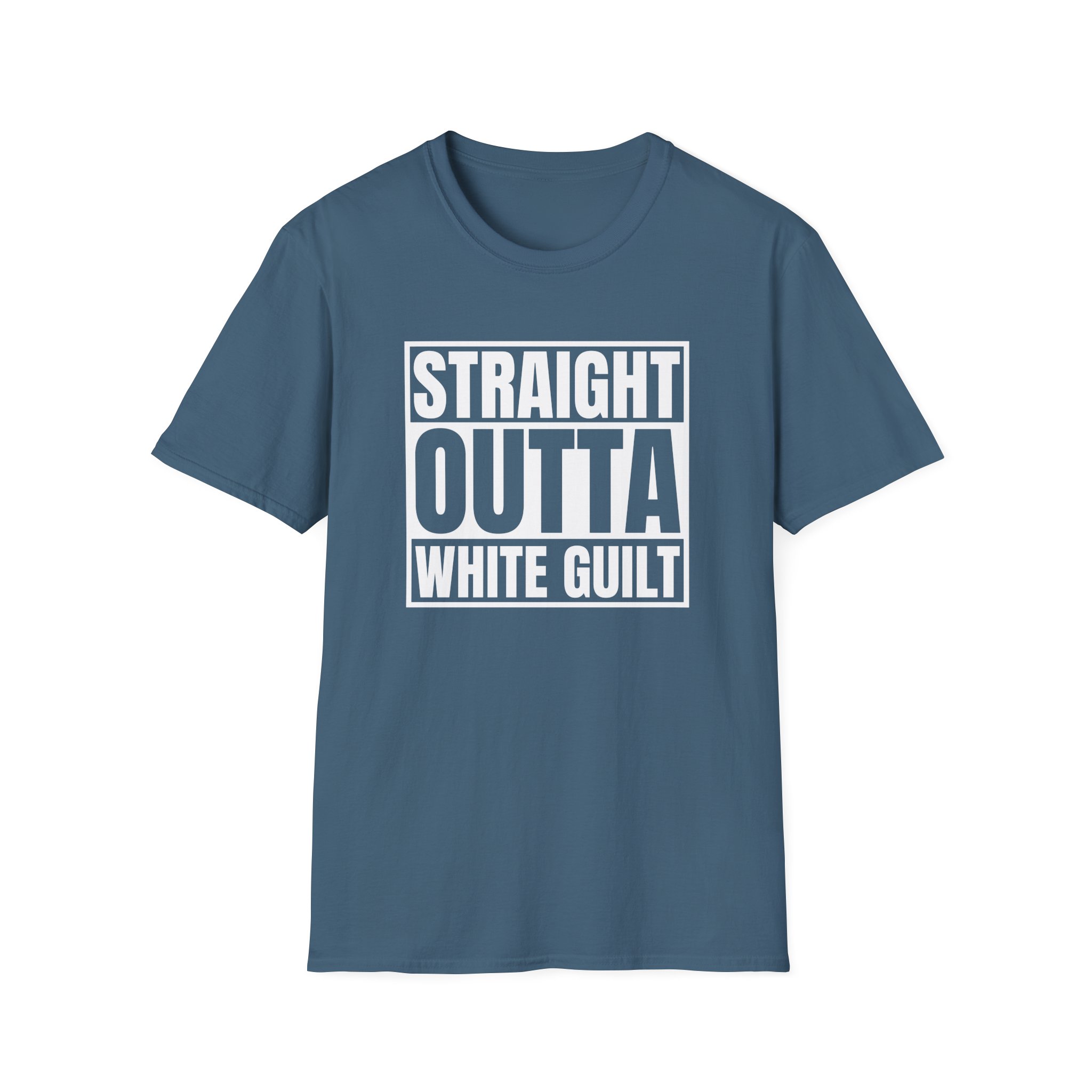 Upchurch Straight Outta White Guilt Unisex Softstyle T-Shirt