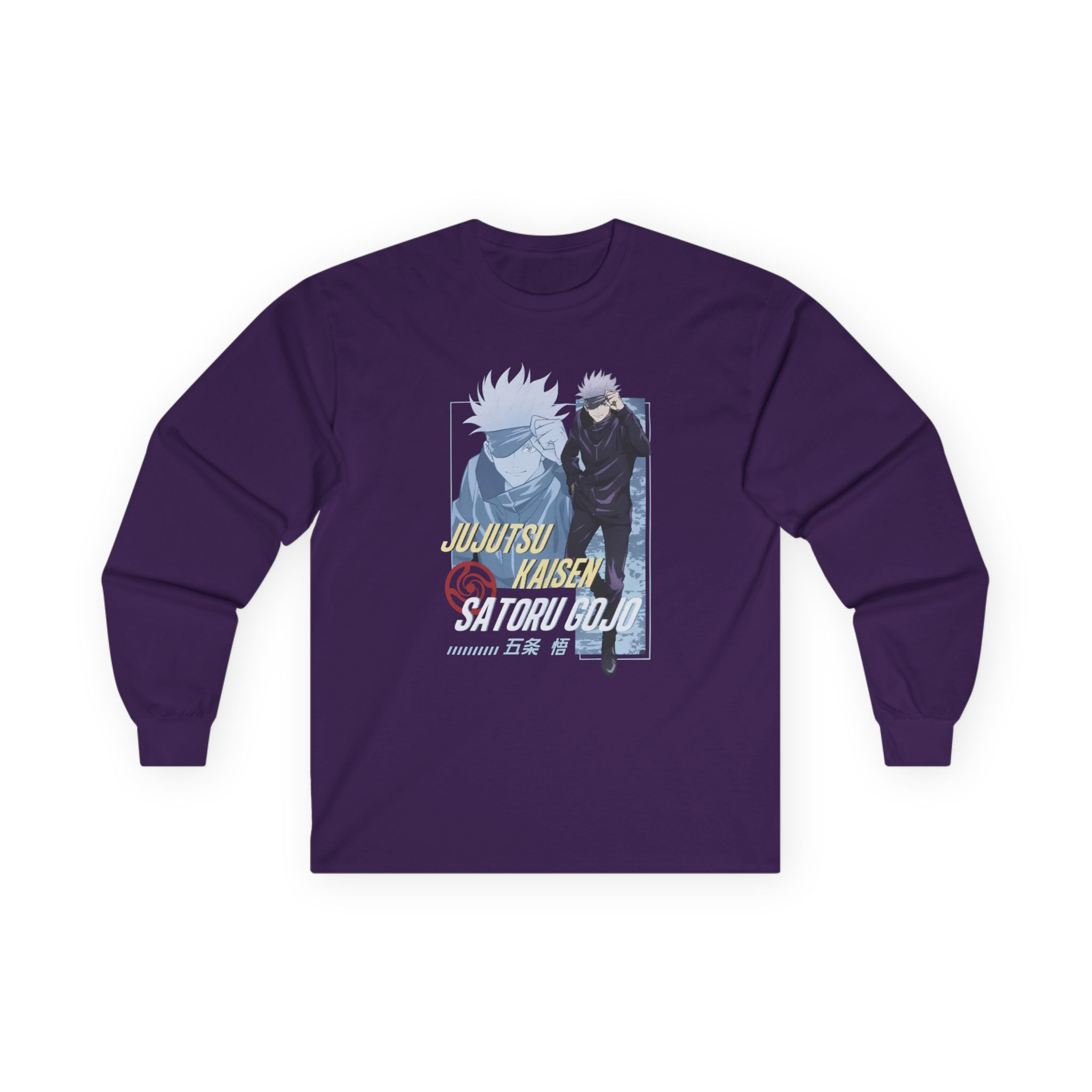 Jujutsu Kaisen Gojo Tonal Portrait Unisex Ultra Cotton Long Sleeve Tee